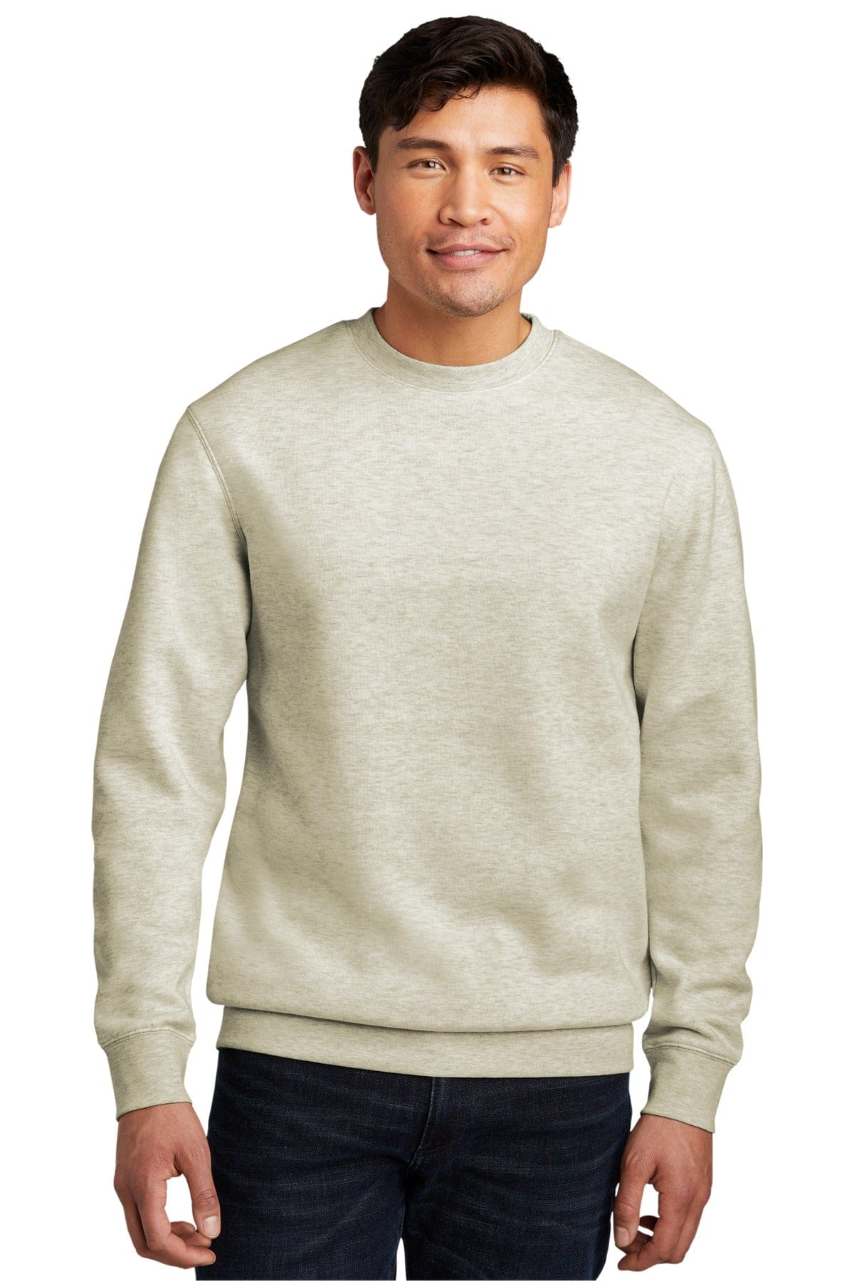 District Sweatshirts/Fleece XS / Oatmeal Heather District DT6104: V.I.T. Fleece Crew