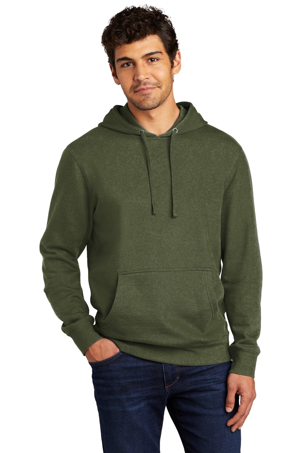 District Sweatshirts/Fleece XS / Olive District DT6100: V.I.T. Fleece Hoodie