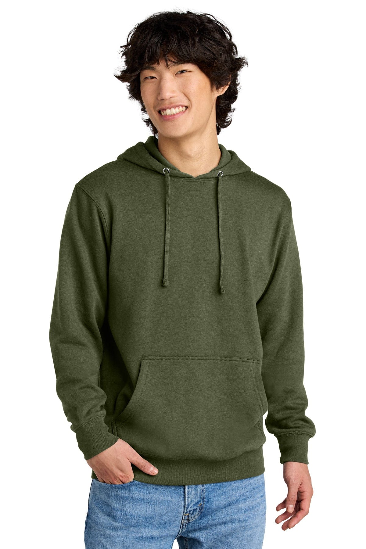 District Sweatshirts/Fleece XS / Olive District DT6100: V.I.T. Fleece Hoodie