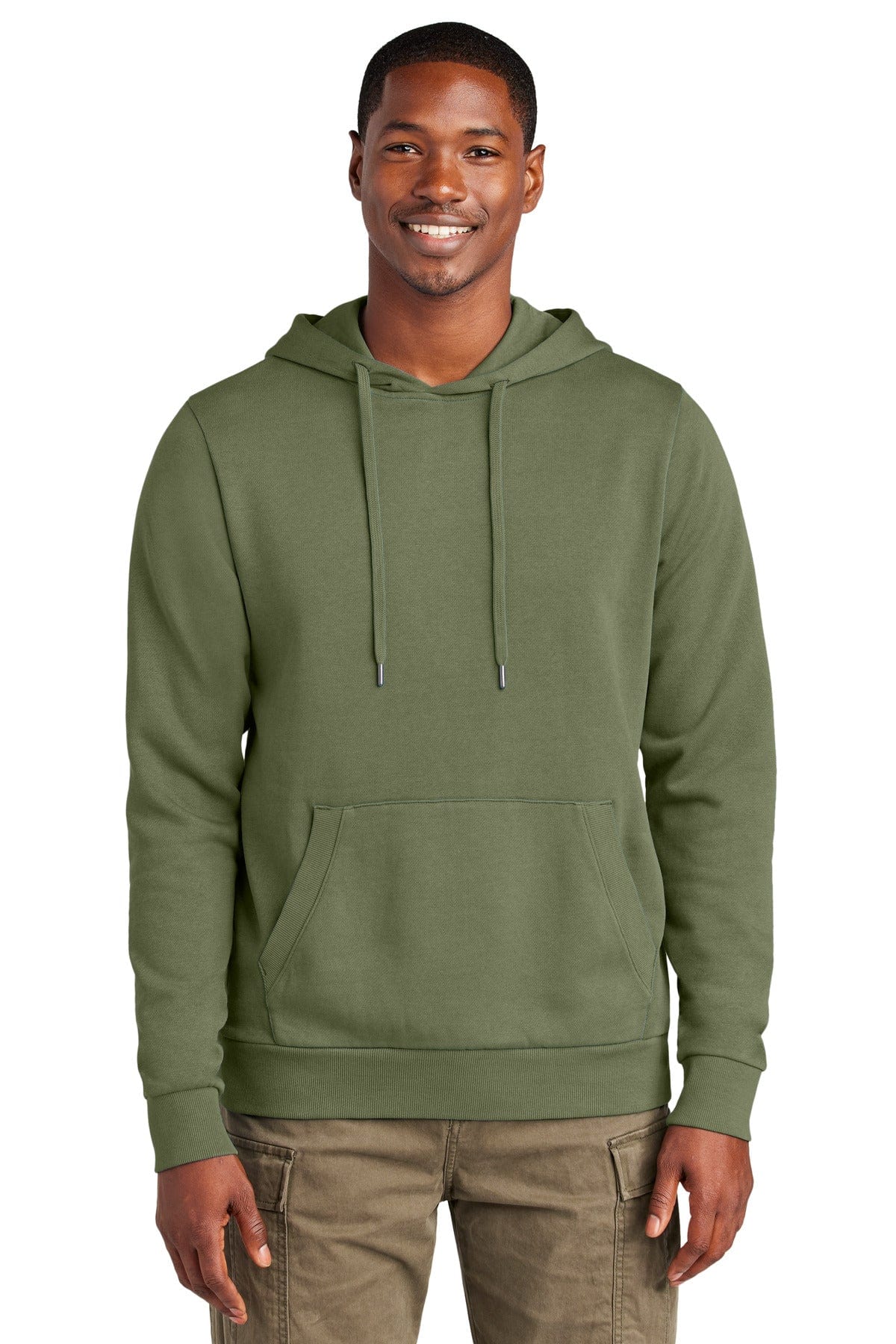 District Sweatshirts/Fleece XS / Olive Drab Green District Wash DT2200: Fleece Hoodie