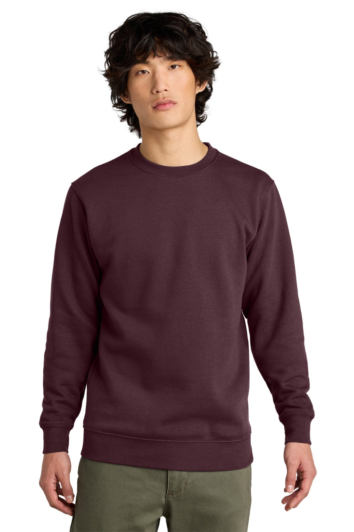District Sweatshirts/Fleece XS / Plum District DT6104: V.I.T. Fleece Crew