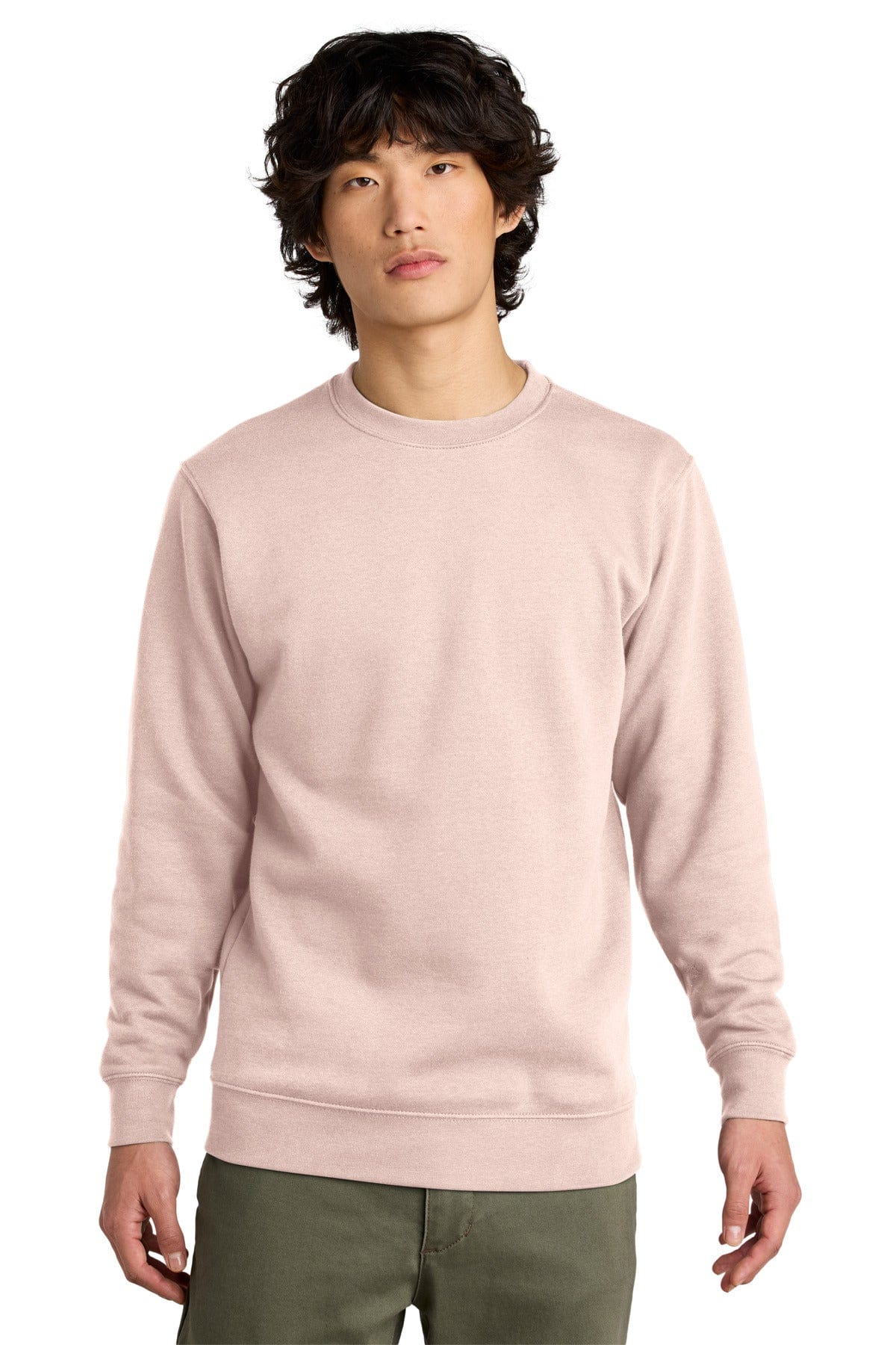 District Sweatshirts/Fleece XS / Rosewater Pink District DT6104: V.I.T. Fleece Crew