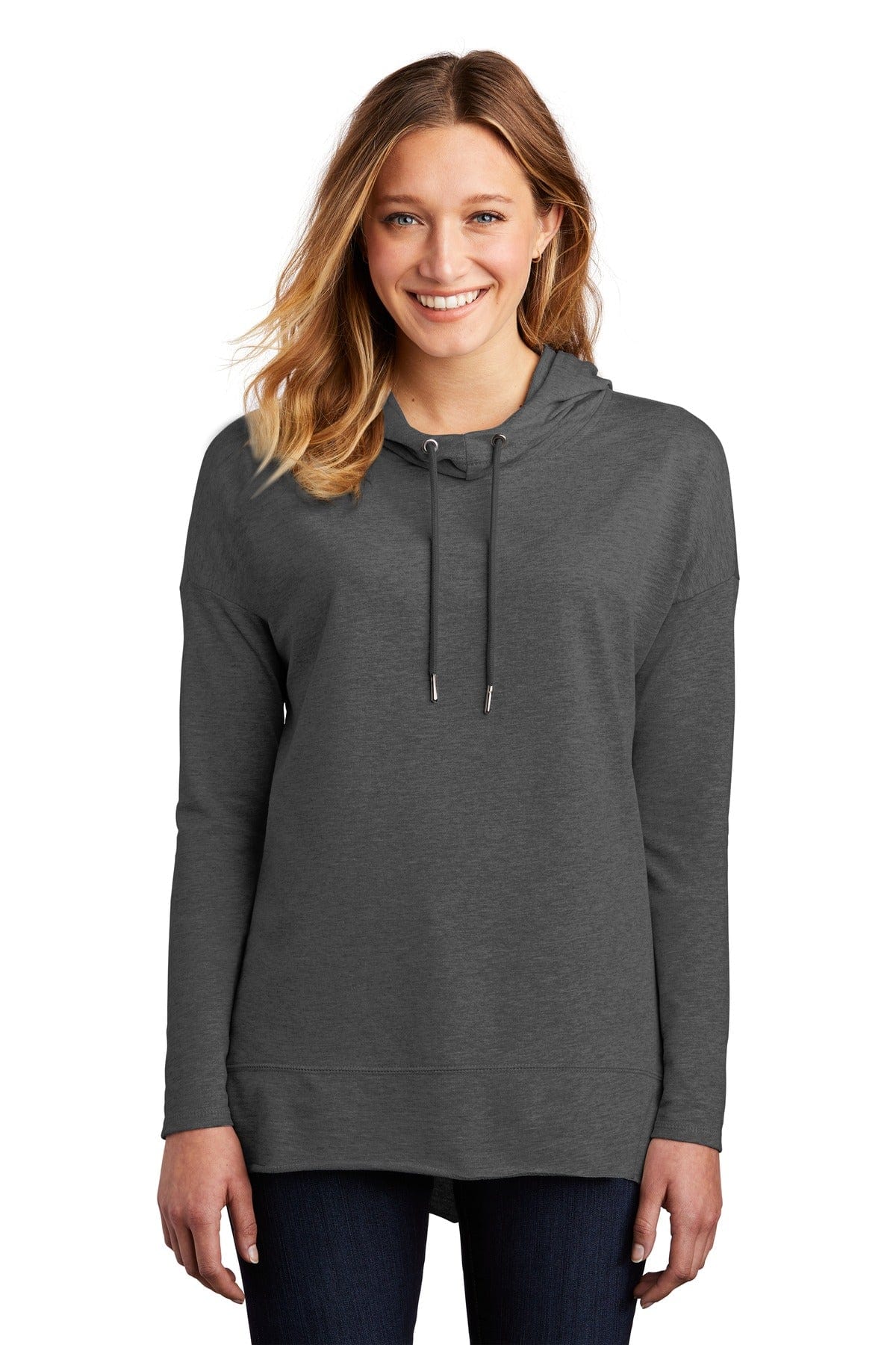 District Sweatshirts/Fleece XS / Washed Coal District DT671: Women's Featherweight French Terry Hoodie