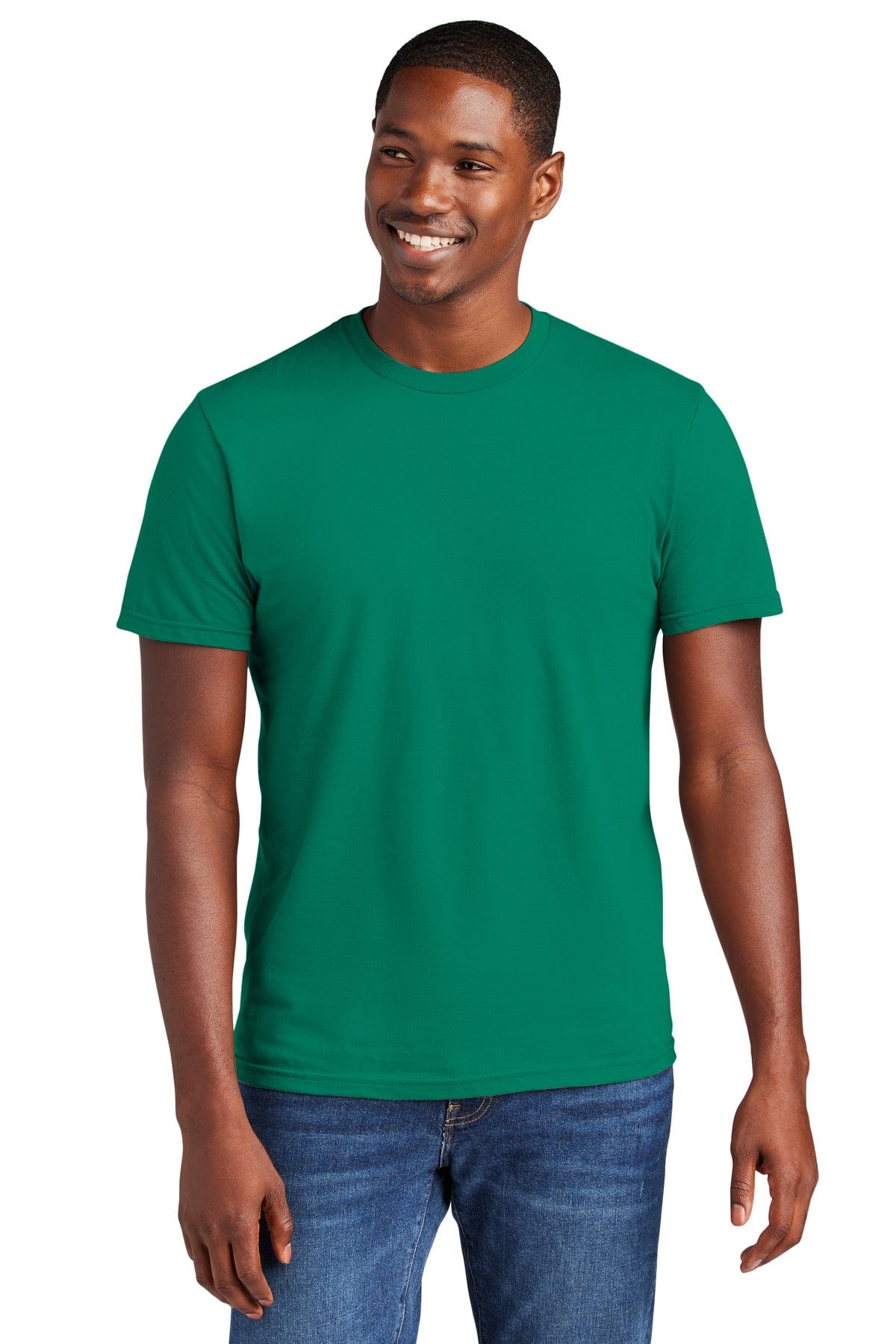 District T-Shirts 2XL / Jewel Green District DT6000: 100% Cotton Shirt