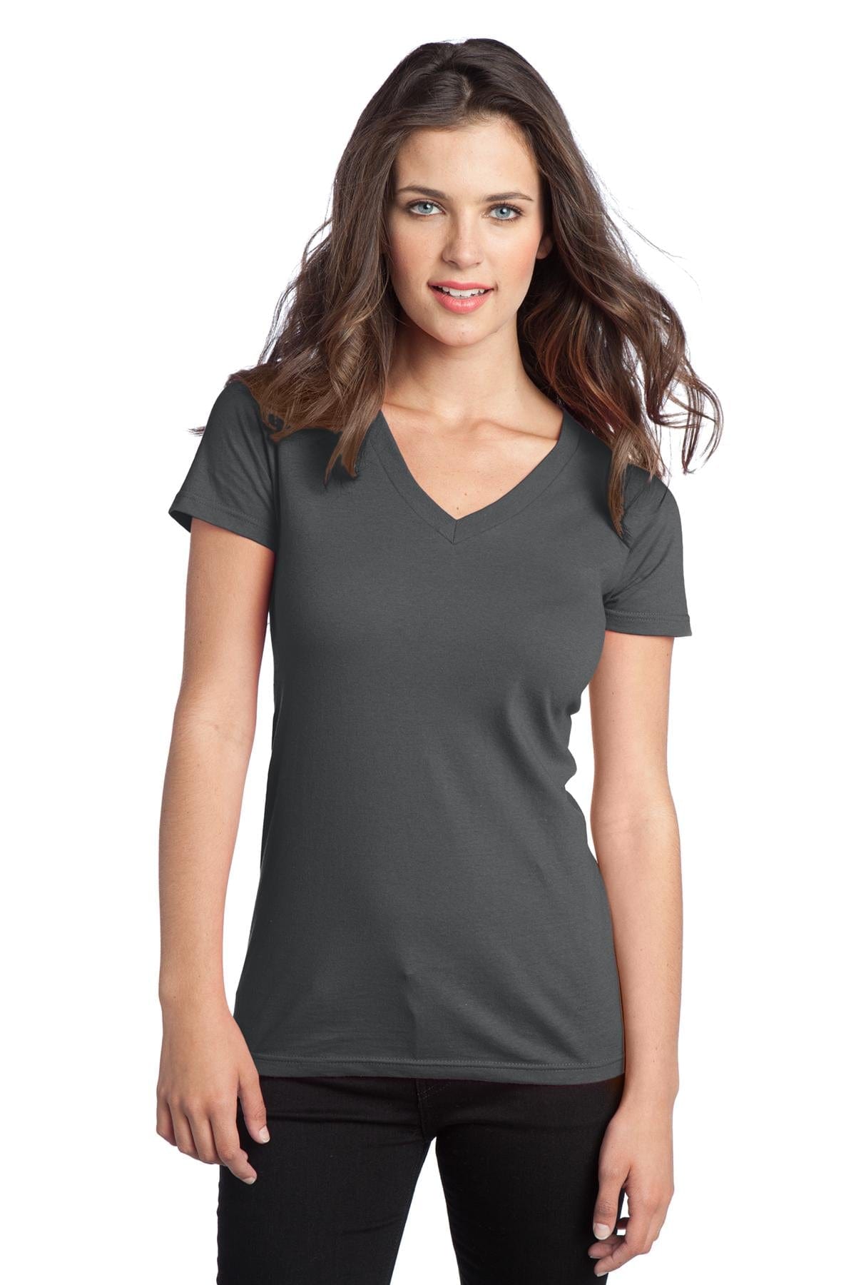 District T-Shirts DISCONTINUED  District ®  - Juniors The Concert Tee ®  V-Neck. DT5501