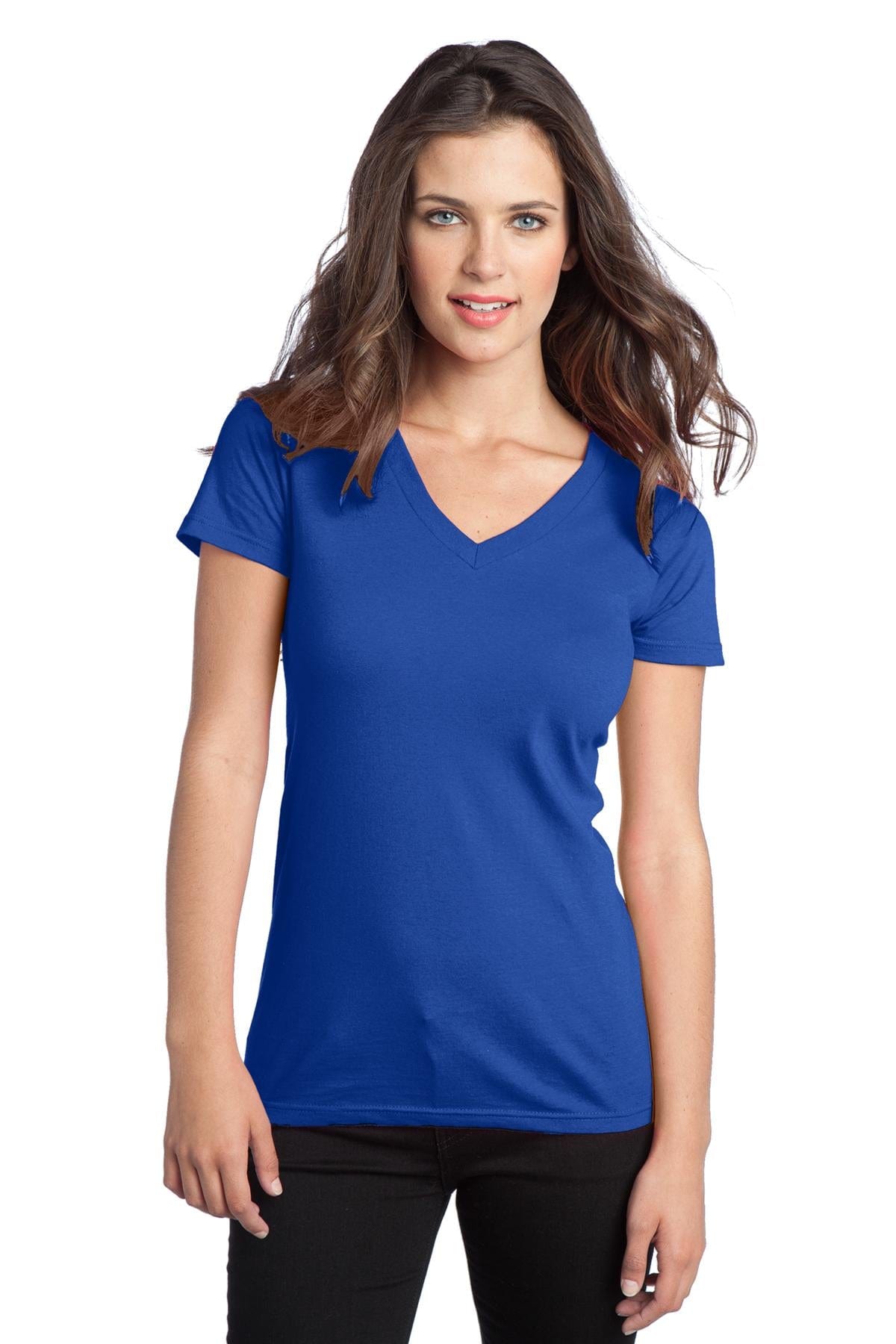 District T-Shirts DISCONTINUED  District ®  - Juniors The Concert Tee ®  V-Neck. DT5501