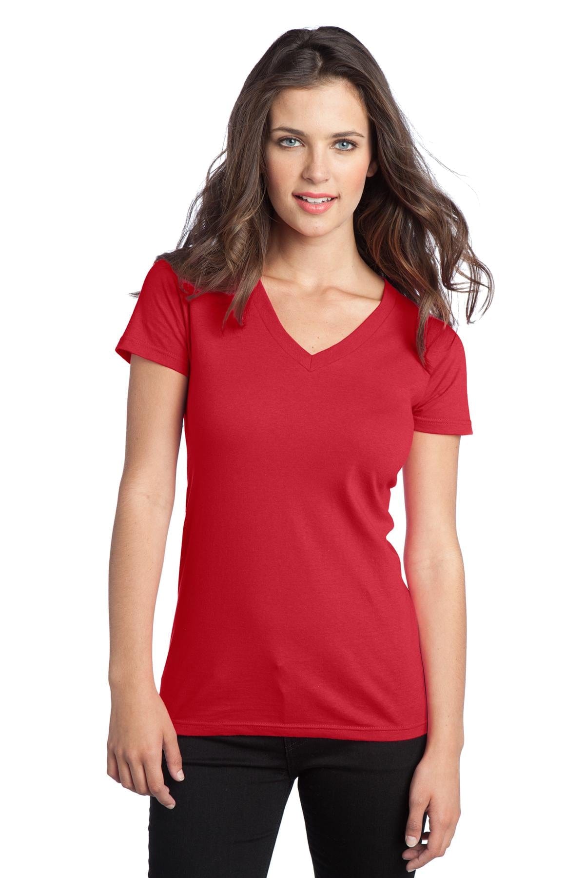 District T-Shirts DISCONTINUED  District ®  - Juniors The Concert Tee ®  V-Neck. DT5501