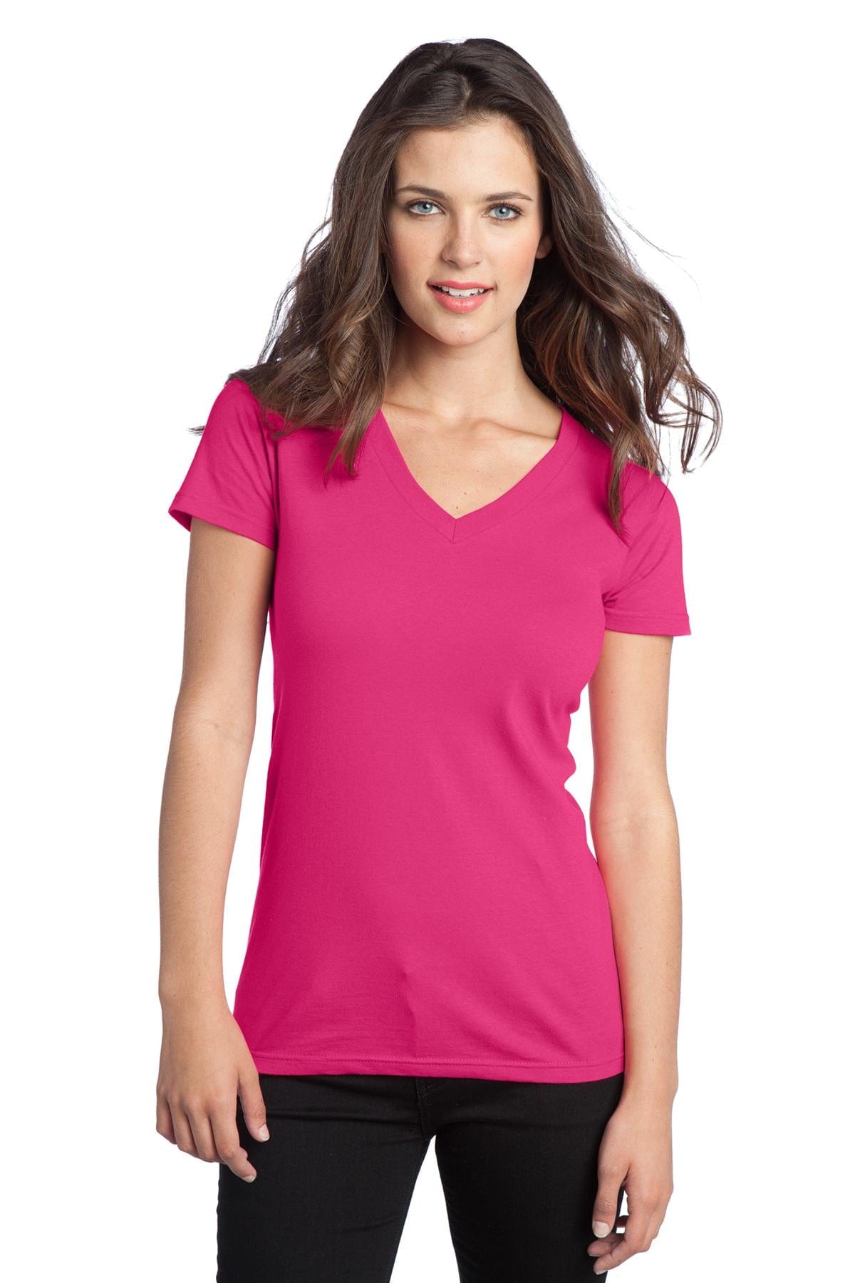 District T-Shirts DISCONTINUED  District ®  - Juniors The Concert Tee ®  V-Neck. DT5501