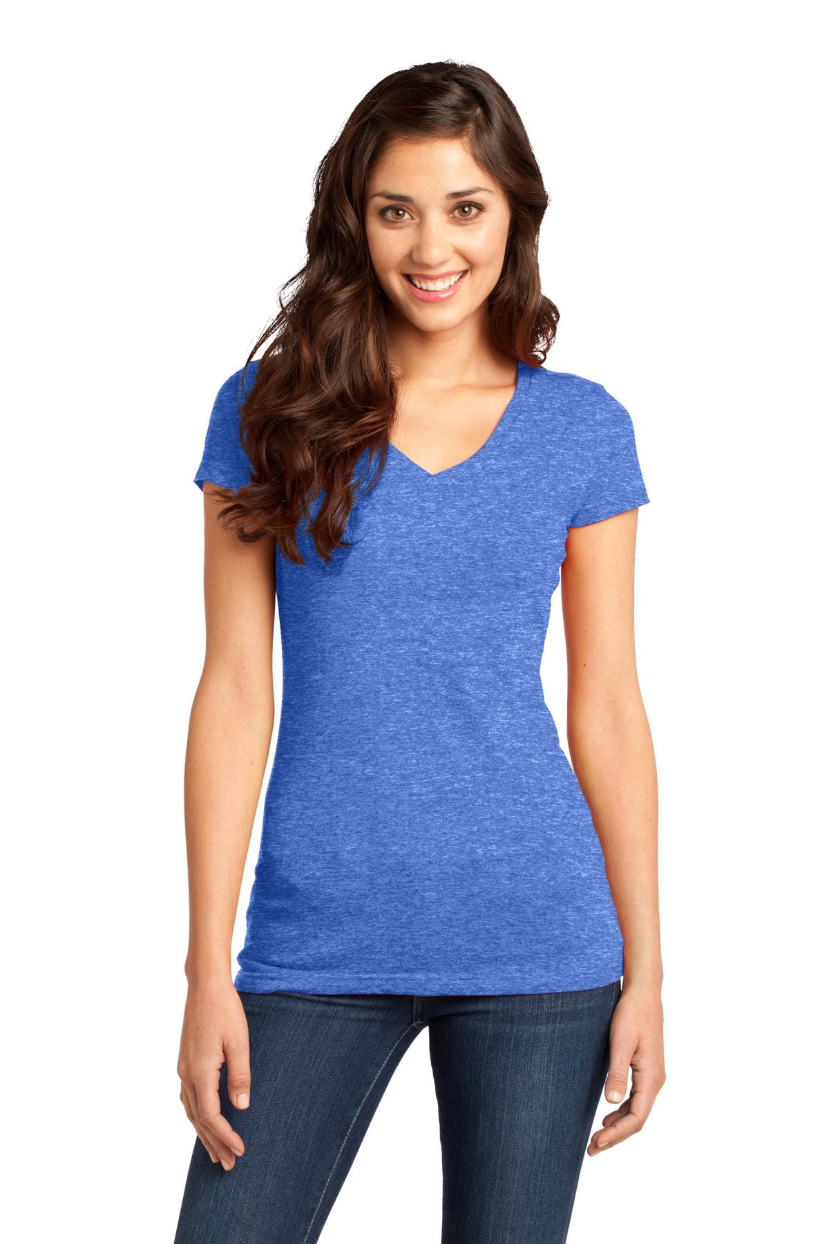 District T-Shirts DISCONTINUED  District ®  - Juniors Very Important Tee ®  V-Neck. DT6501