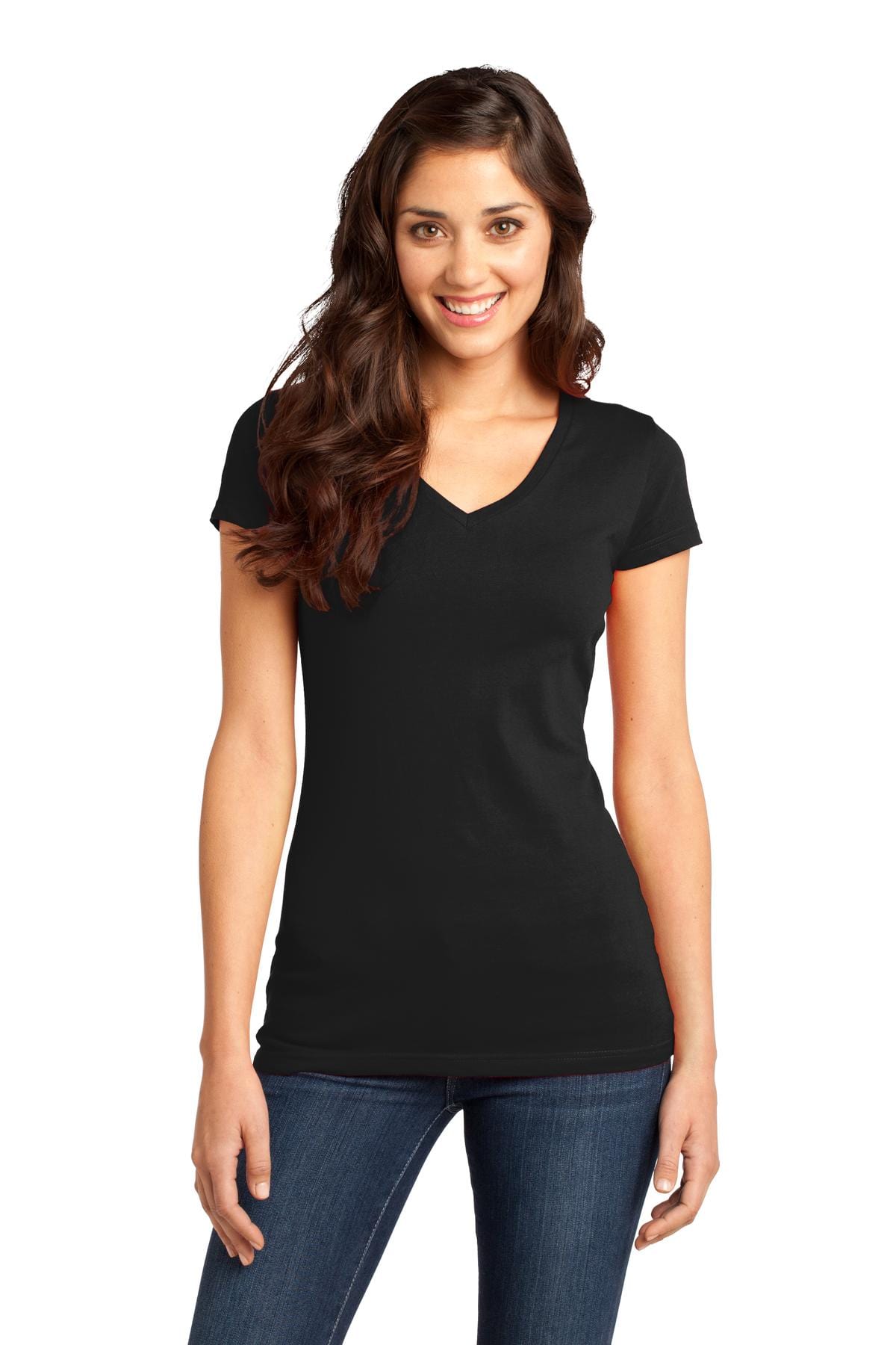 District T-Shirts DISCONTINUED  District ®  - Juniors Very Important Tee ®  V-Neck. DT6501