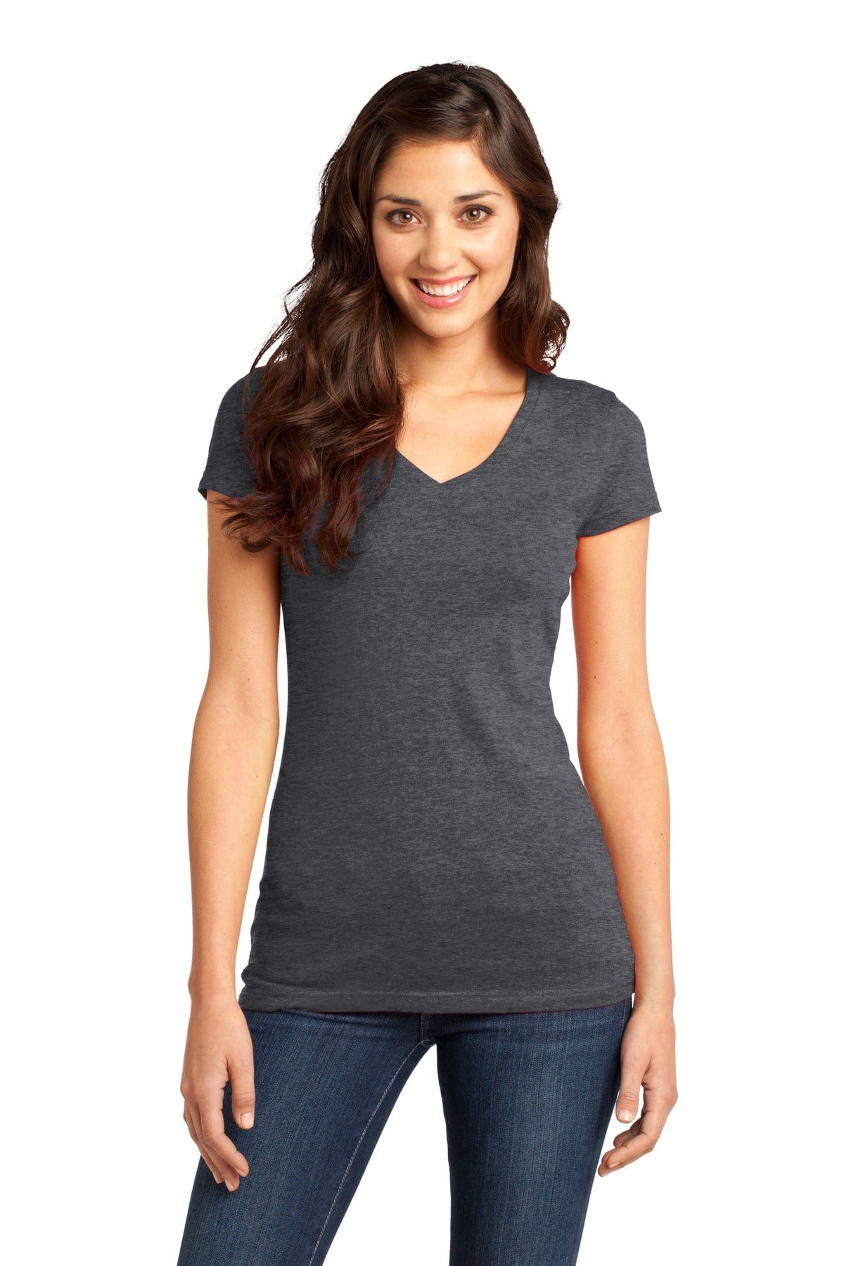 District T-Shirts DISCONTINUED  District ®  - Juniors Very Important Tee ®  V-Neck. DT6501