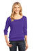 District T-Shirts DISCONTINUED  District Made ®  - Ladies Modal Blend 3/4-Sleeve Raglan DM482