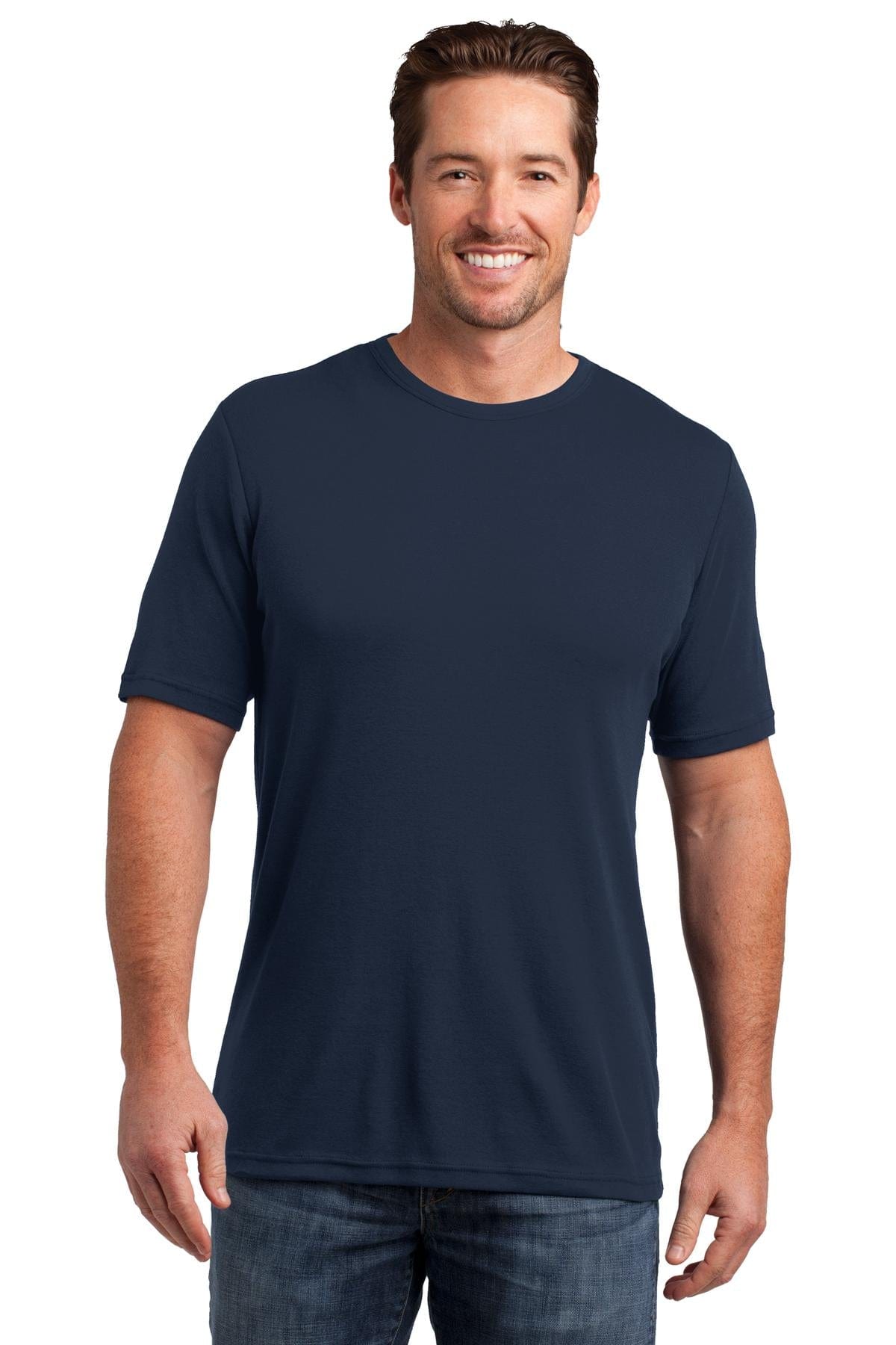 District T-Shirts DISCONTINUED  District Made ®  Mens Mini Rib Crew Tee. DM300