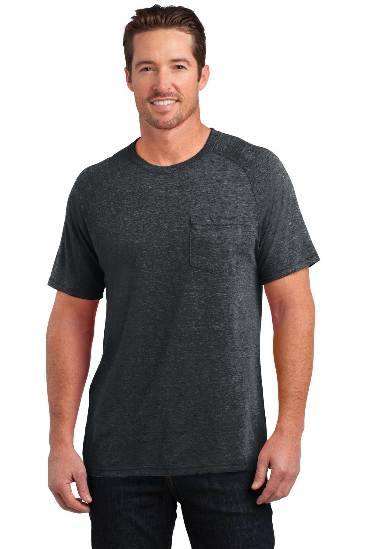 District T-Shirts DISCONTINUED  District Made ®  Mens Tri-Blend Pocket Tee. DM340