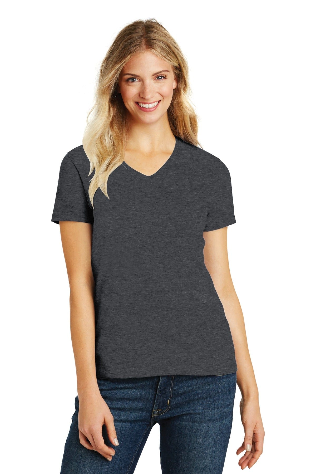 District T-Shirts District DM1190L: Women's Perfect Blend V-Neck Tee