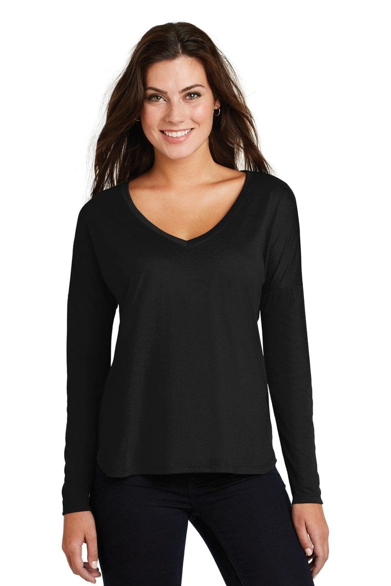 District T-Shirts District DM413: Women's Drapey Long Sleeve Tee