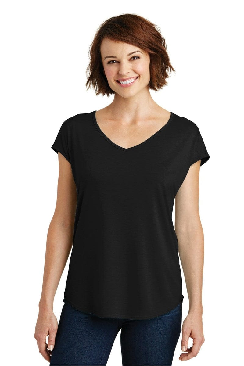 District T-Shirts District DM416: Women's Drapey Cross-Back Tee