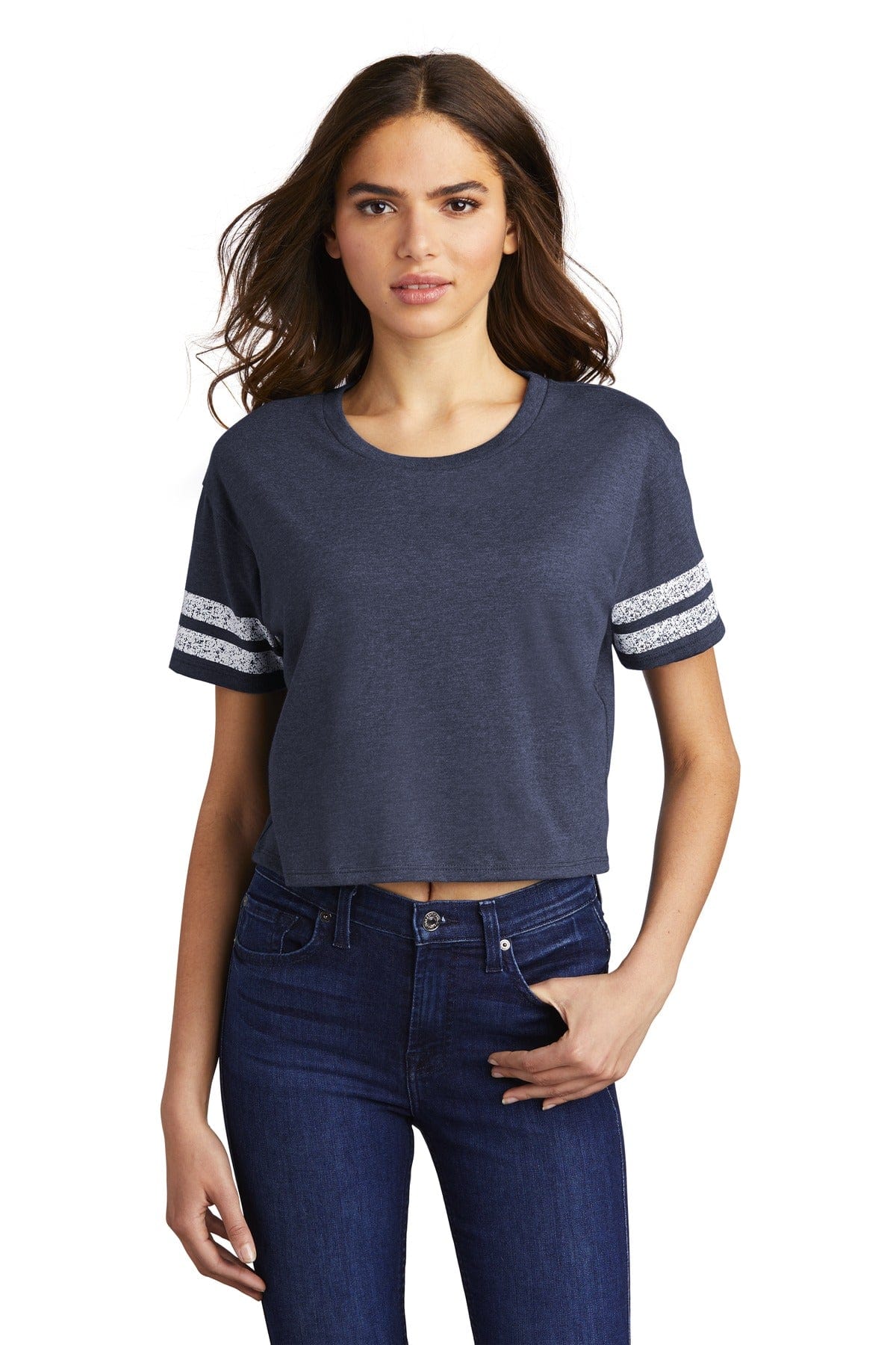 District T-Shirts District DT488: Women's Scorecard Crop Tee