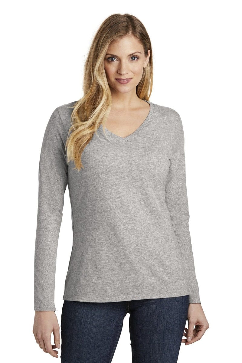 District T-Shirts District DT6201: Women's Very Important Tee, Long Sleeve V-Neck.
