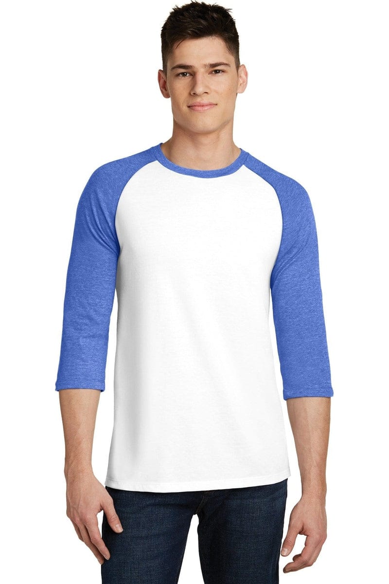District T-Shirts District DT6210: Very Important Tee, 3/4-Sleeve Raglan.