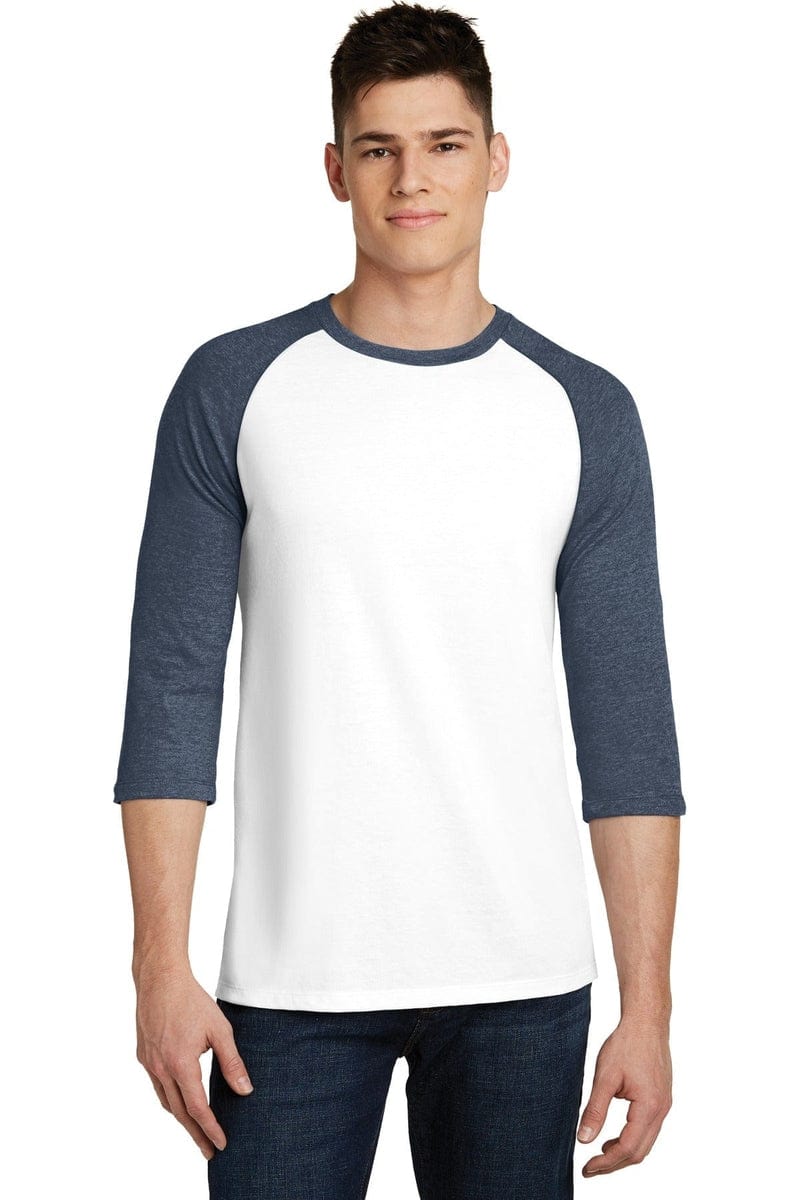 District T-Shirts District DT6210: Very Important Tee, 3/4-Sleeve Raglan.