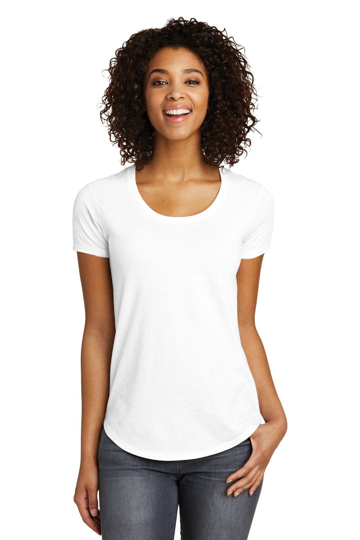 District T-Shirts District DT6401: Women's Fitted Very Important Tee, Scoop Neck