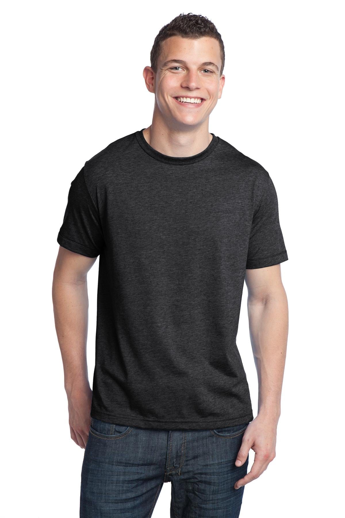 District T-Shirts S / Charcoal Heather DISCONTINUED  District ®  - Young Mens Tri-Blend Crewneck Tee. DT142