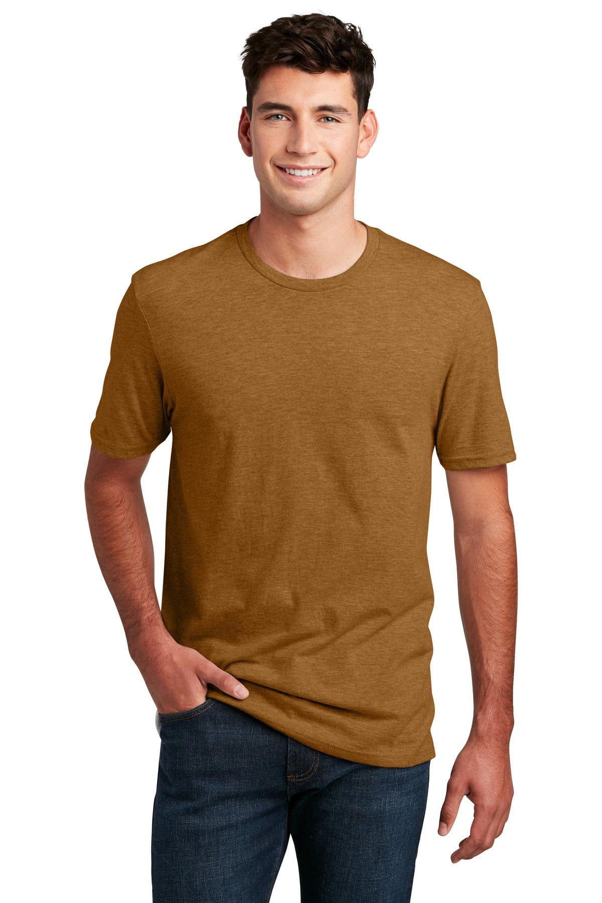 District T-Shirts S / Duck Brown Heather District DM108: Perfect Blend CVC Tee