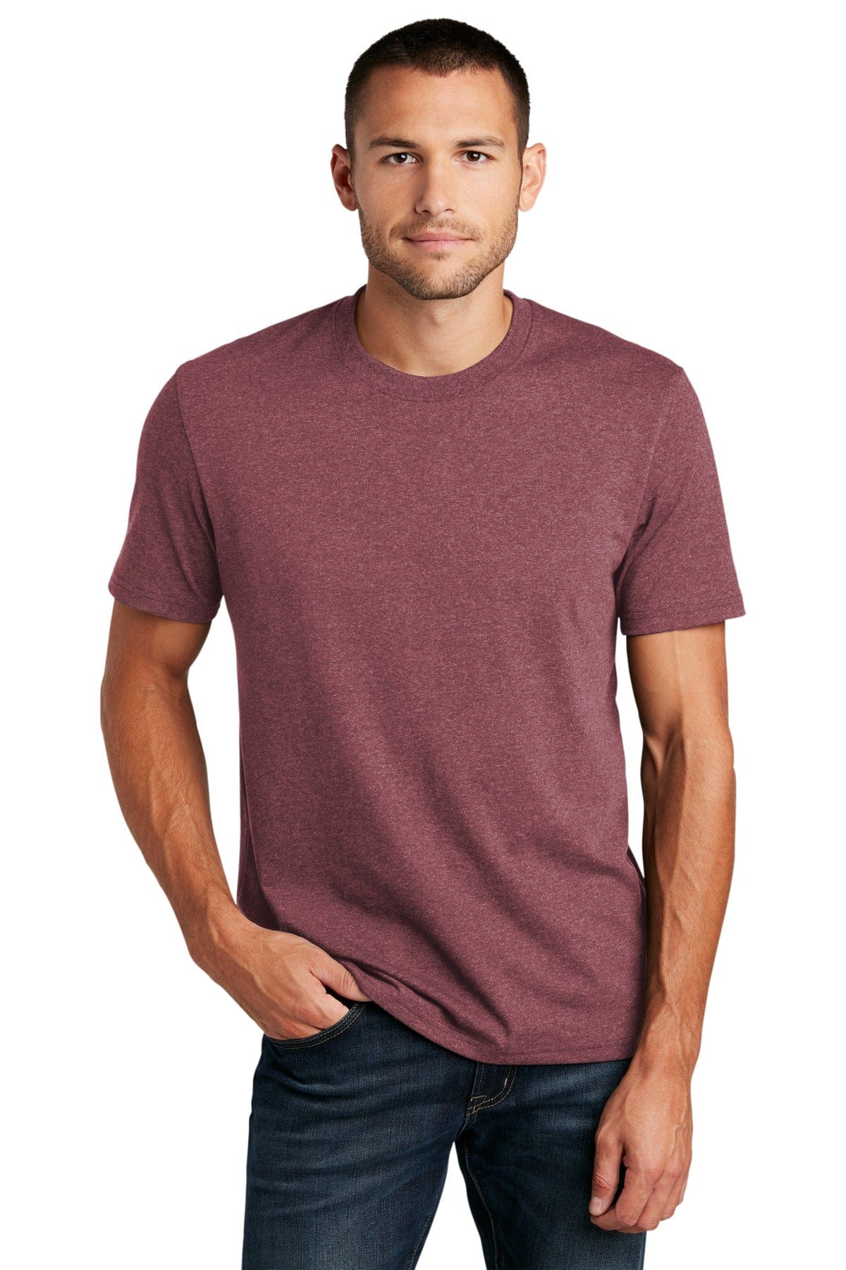 District T-Shirts S / Maroon Heather District DT8000: Re-Tee
