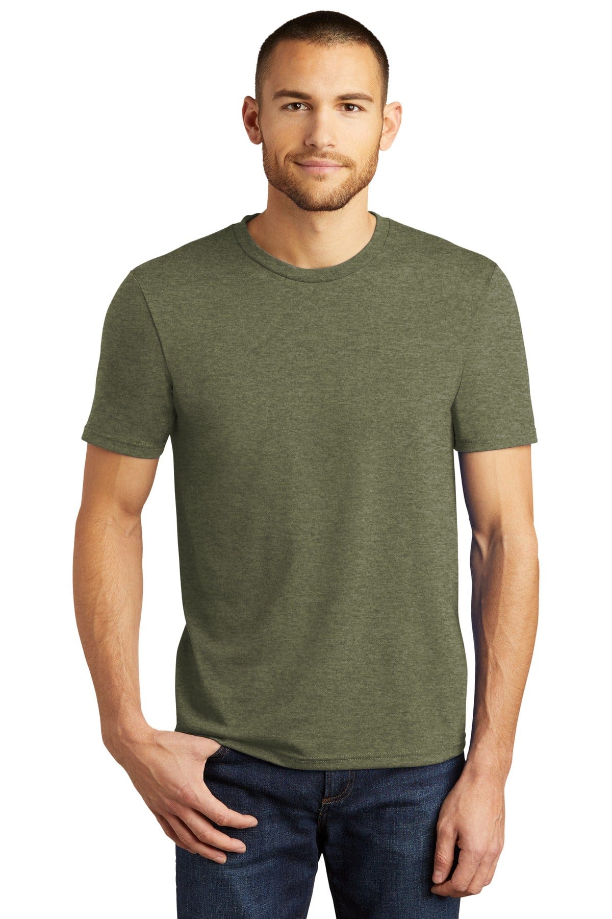 District T-Shirts XL / Military Green Frost District Made DM130