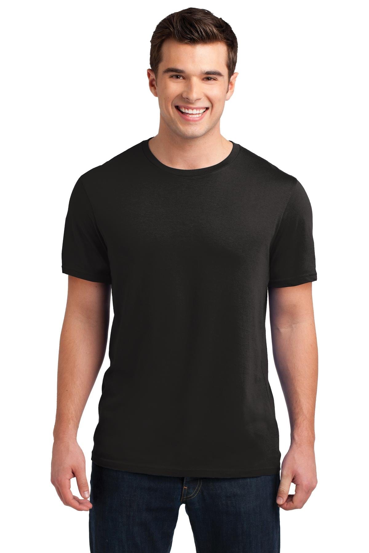 District T-Shirts XS / Black DISCONTINUED  District ®  Young Mens Soft Wash Crew Tee. DT4000