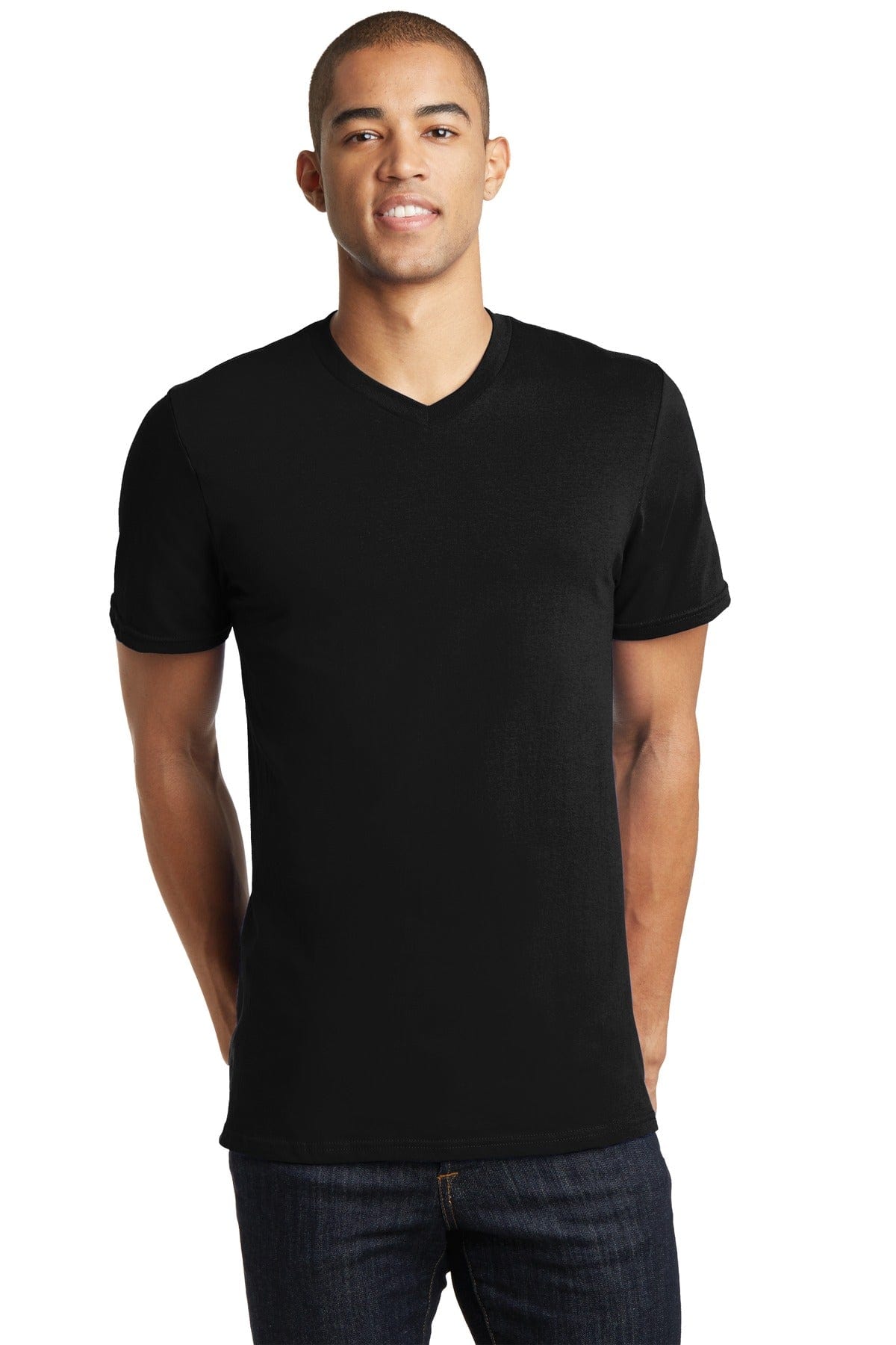 District T-Shirts XS / Black DISCONTINUED  District ®  - Young Mens The Concert Tee ®  V-Neck DT5500