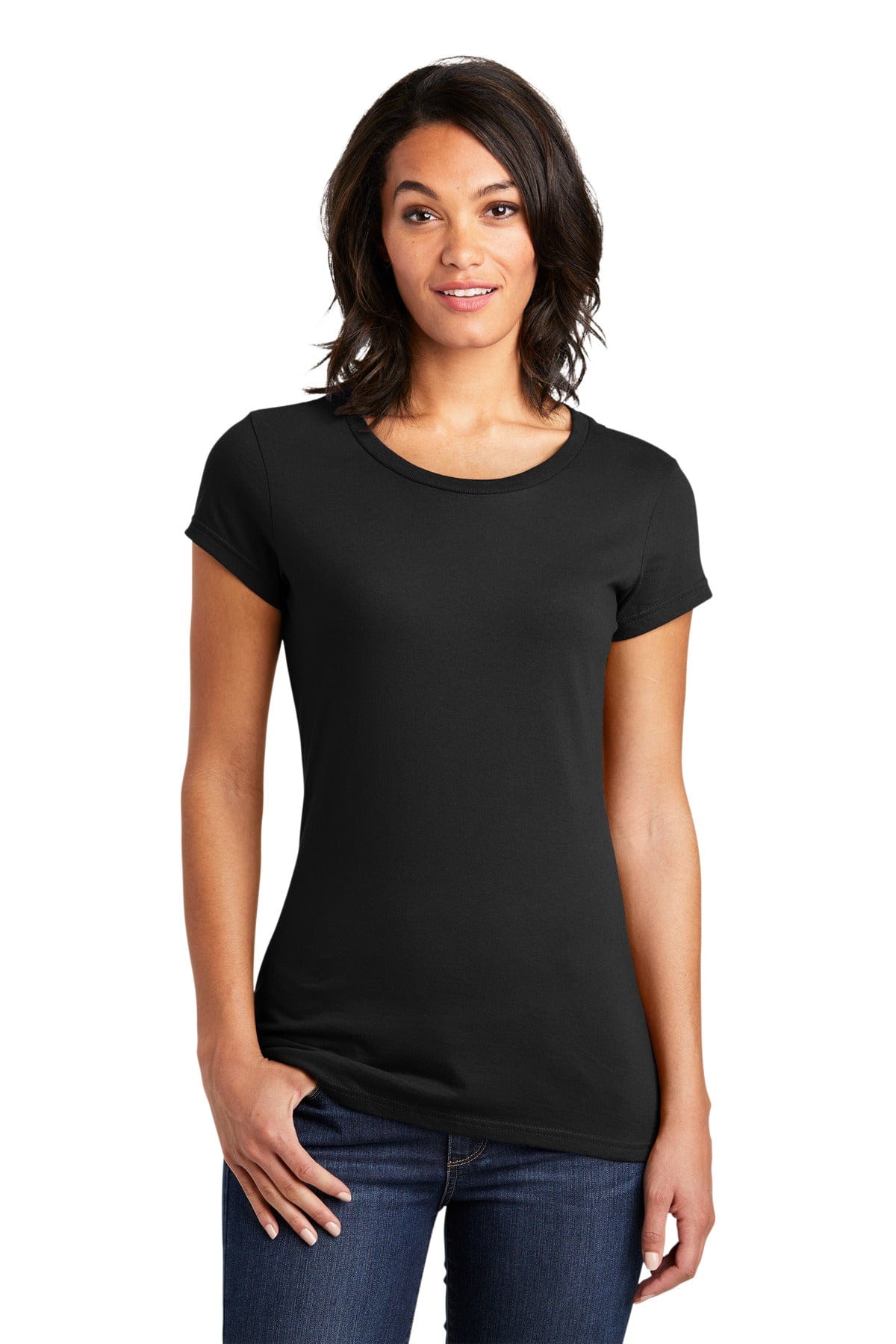 District T-Shirts XS / Black District DT6001: Women's Fitted Very Important Tee
