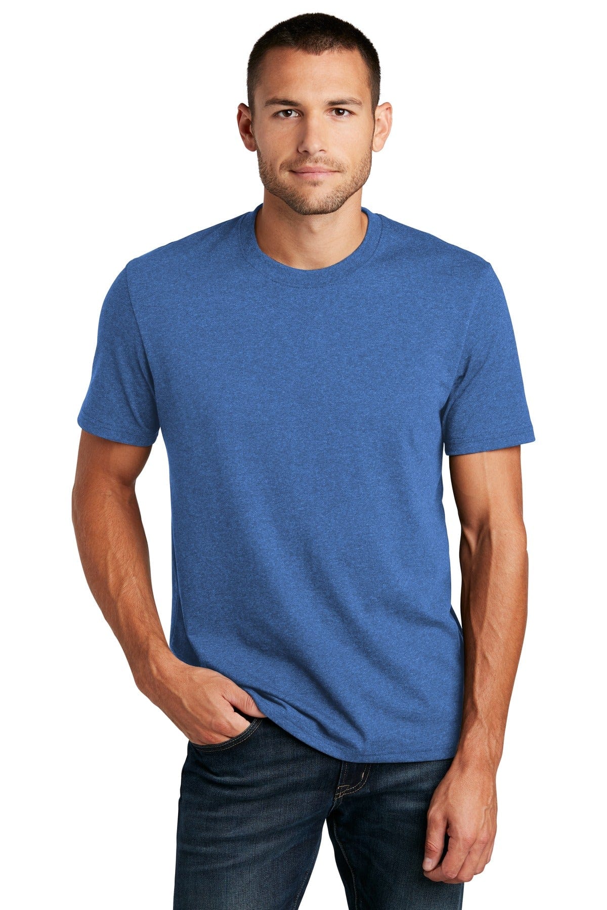 District T-Shirts XS / Blue Heather District DT8000: Re-Tee