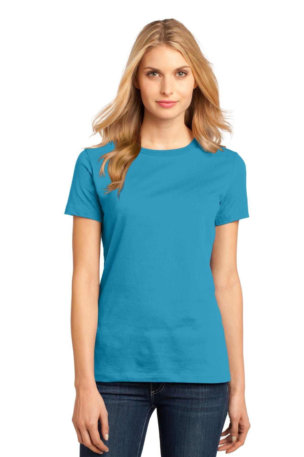 District T-Shirts XS / Bright Turquoise District DM104L: Women's Perfect Weight Tee