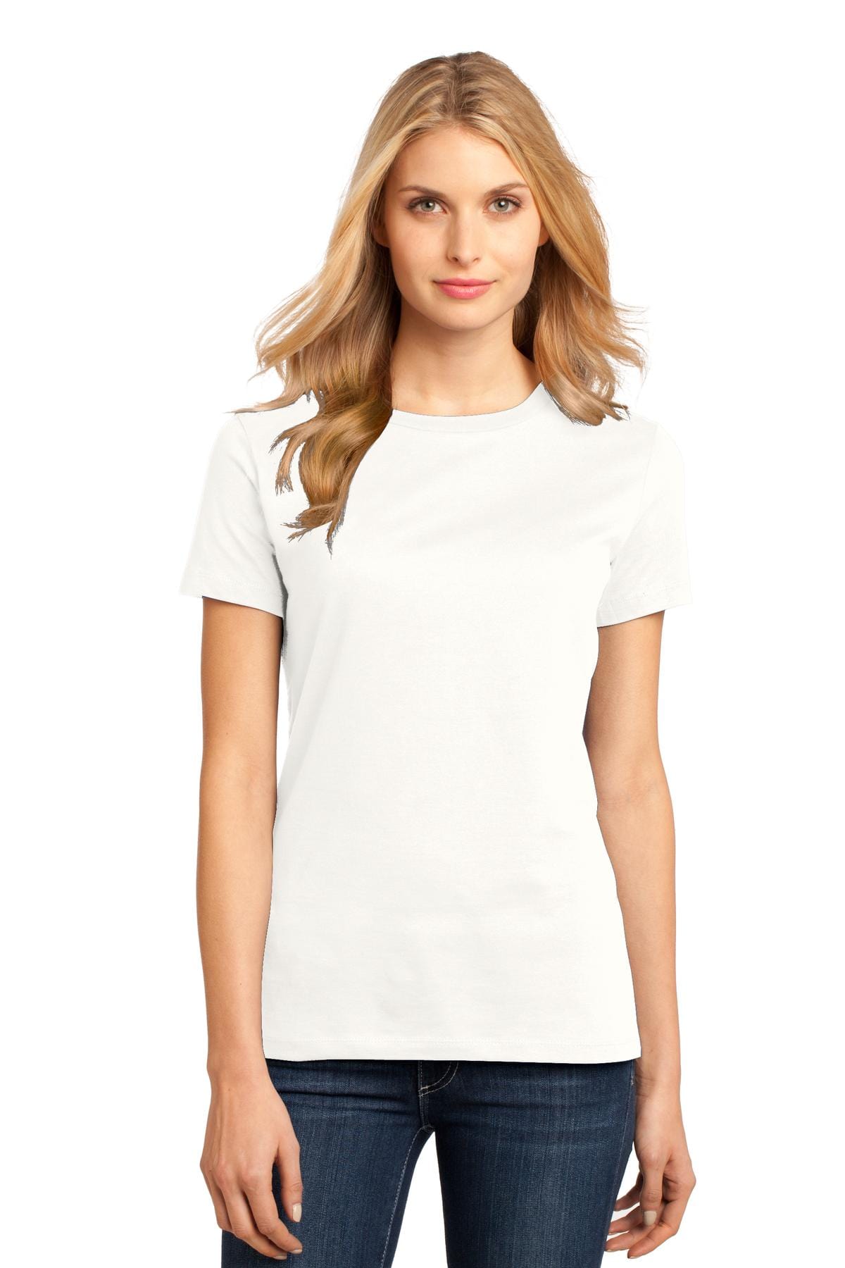 District T-Shirts XS / Bright White District DM104L: Women's Perfect Weight Tee