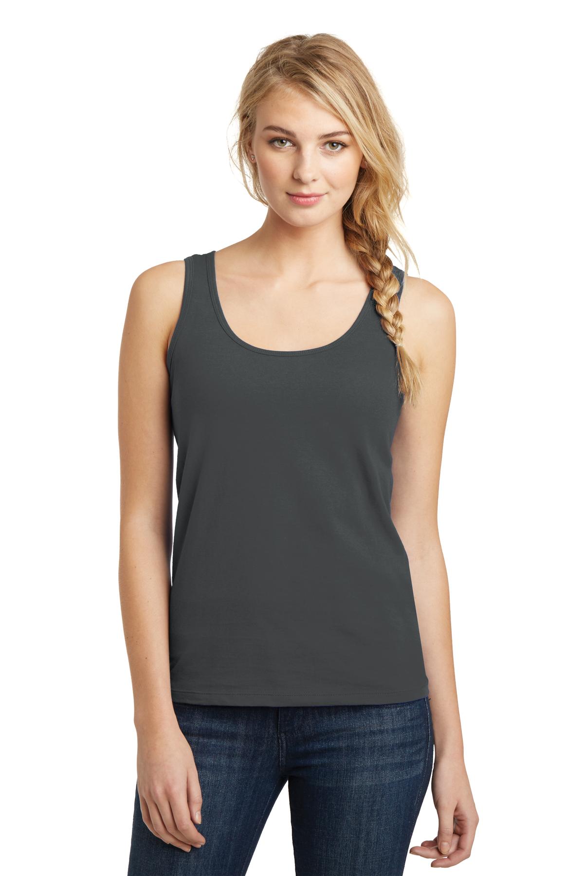 District T-Shirts XS / Charcoal DISCONTINUED  District ®  Juniors The Concert Tank ® . DT5301