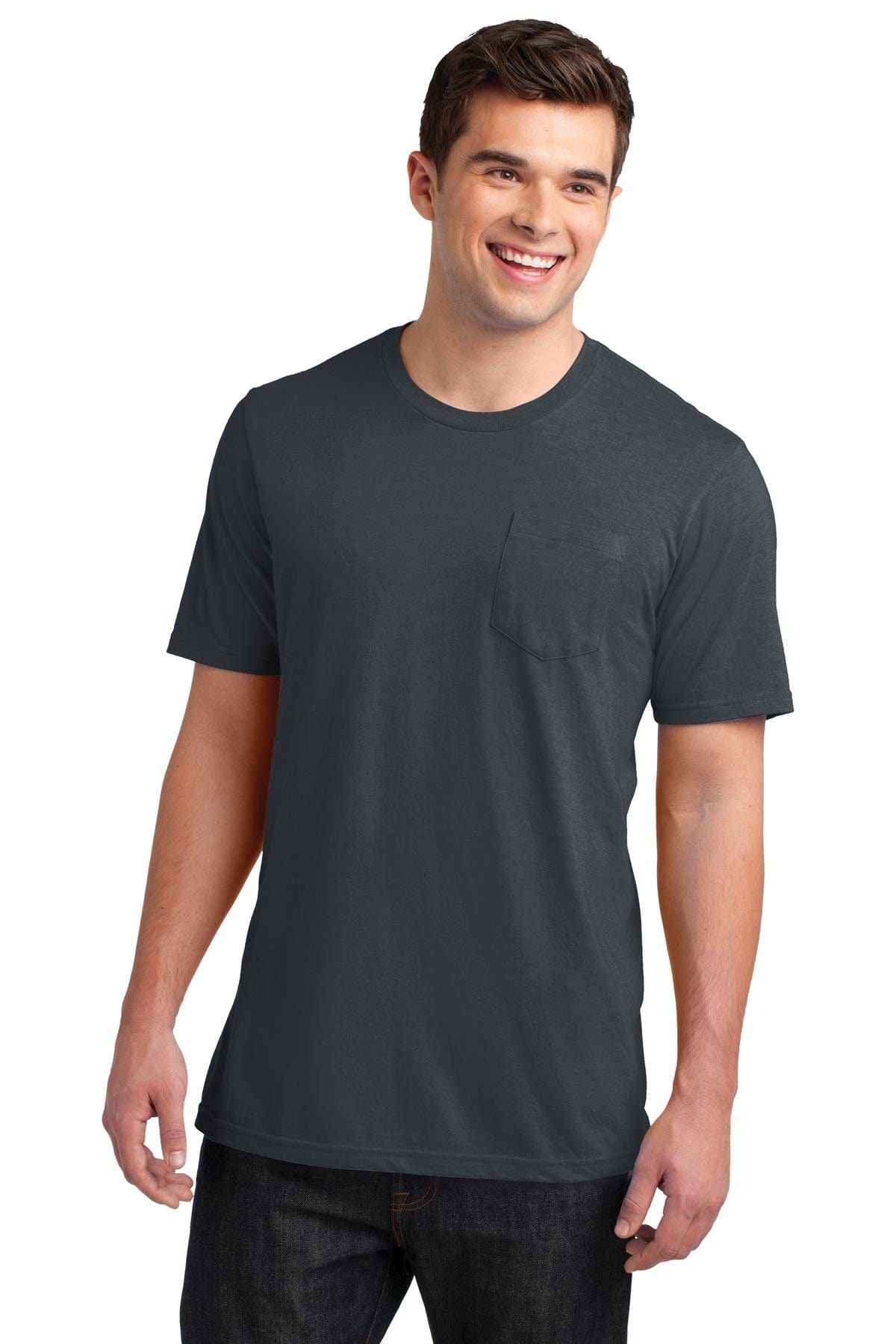 District T-Shirts XS / Charcoal District DT6000P: Very Important Tee with Pocket