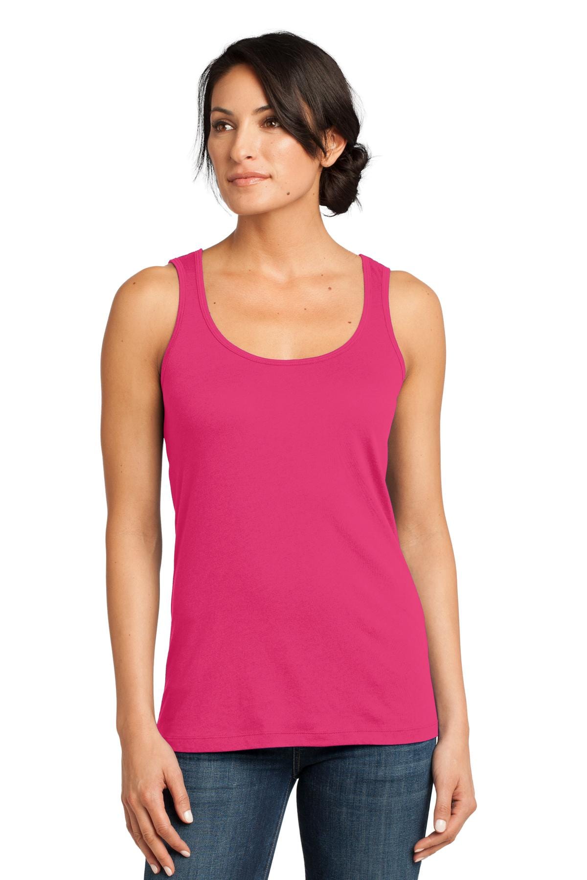 District T-Shirts XS / Dark Fuchsia DISCONTINUED  District Made ®  - Ladies Modal Blend Tank DM481