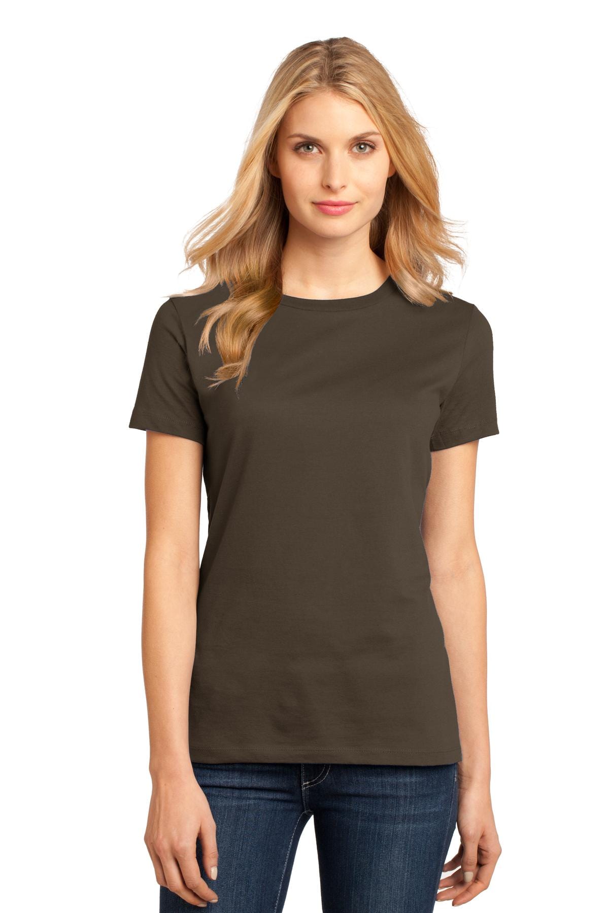 District T-Shirts XS / Espresso District DM104L: Women's Perfect Weight Tee