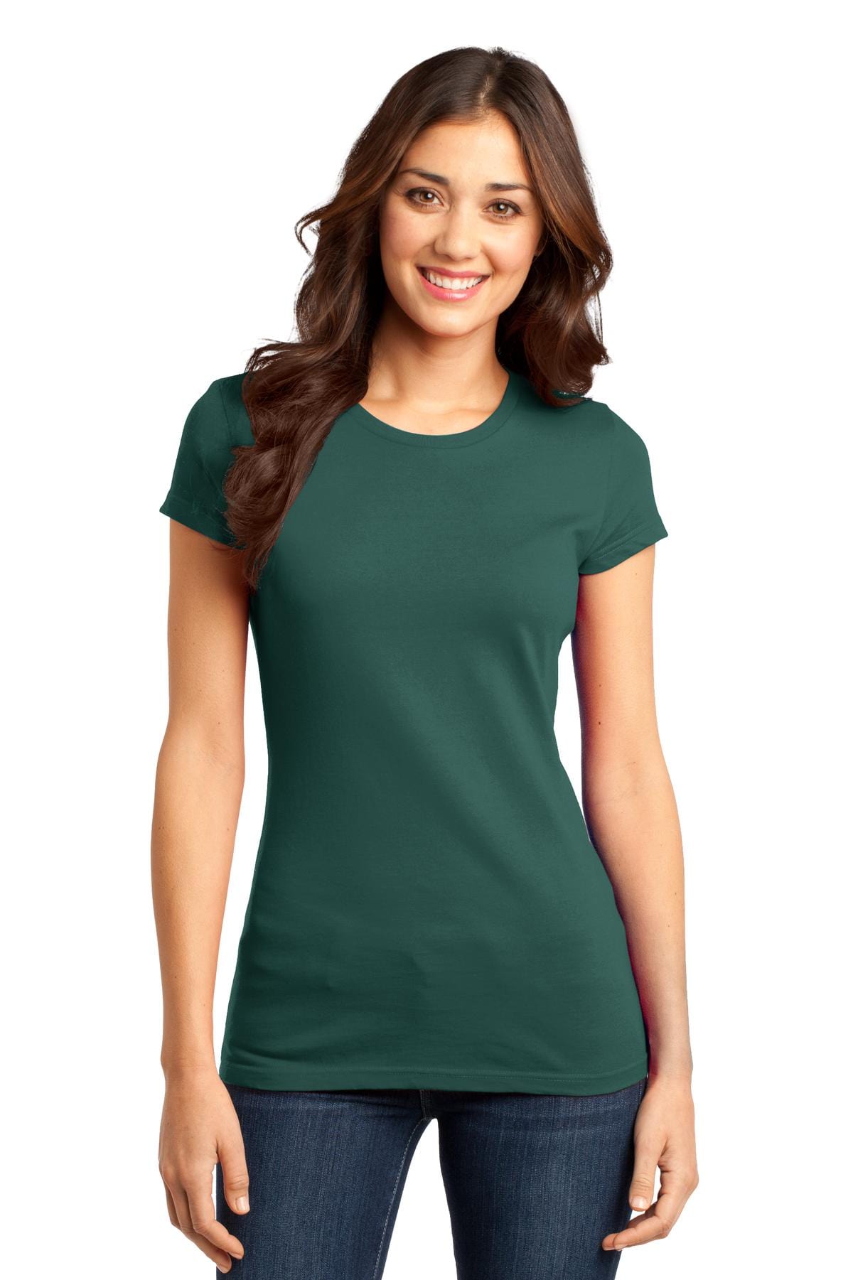 District T-Shirts XS / Evergreen District DT6001: Women's Fitted Very Important Tee
