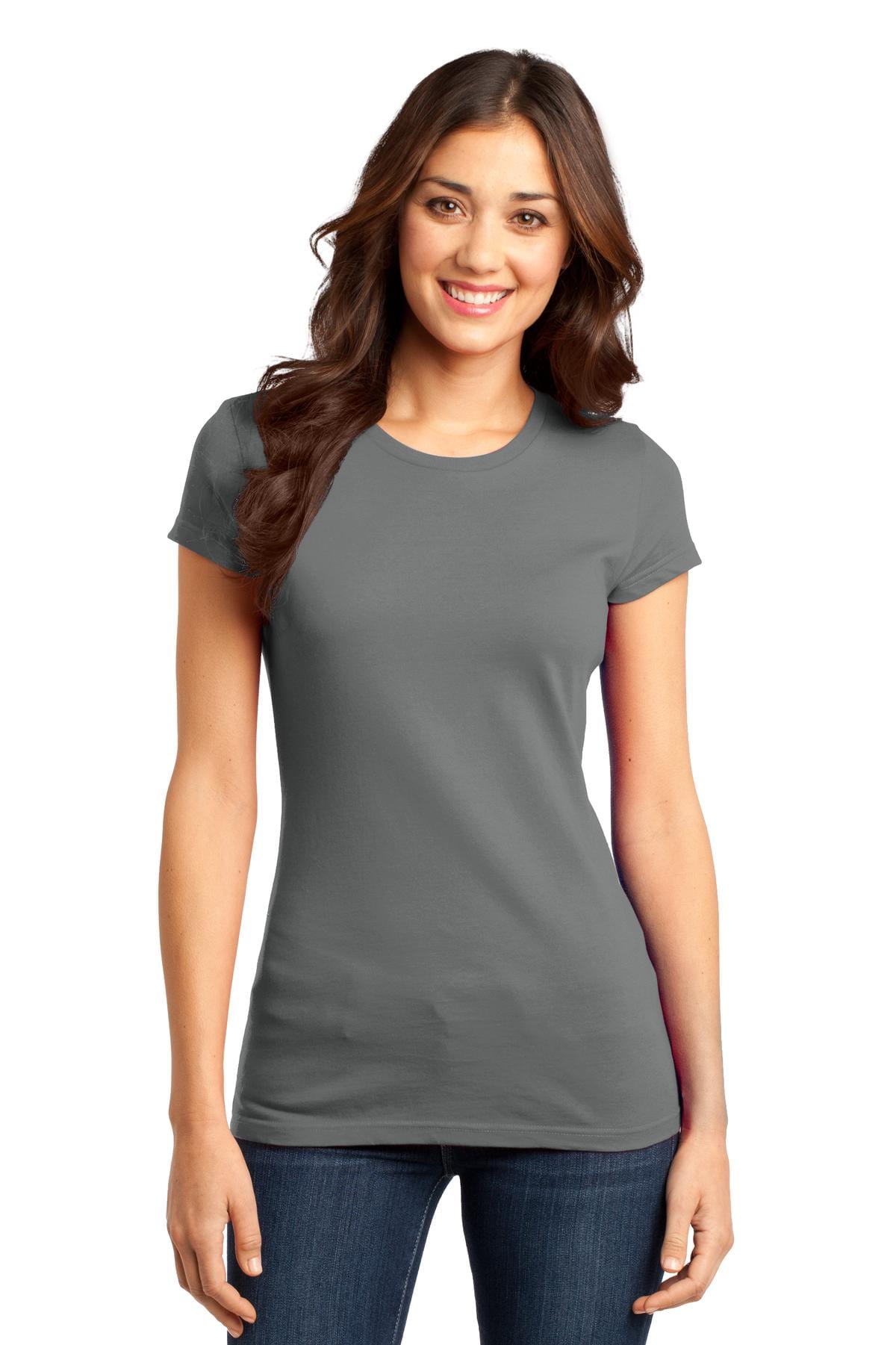 District T-Shirts XS / Grey District ®  Women's Fitted Very Important Tee ® . DT6001, Basic Colors
