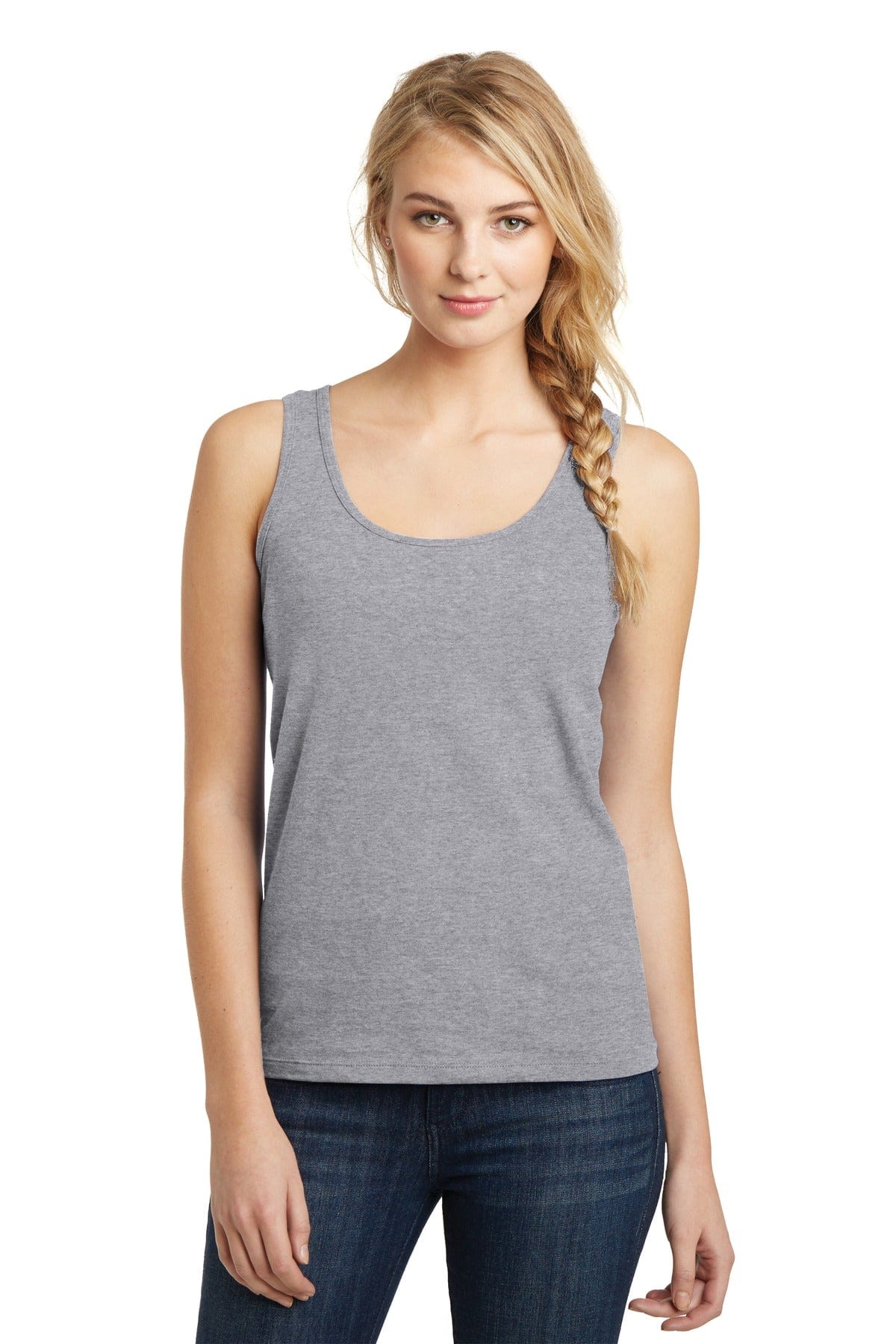 District T-Shirts XS / Heather Grey DISCONTINUED  District ®  Juniors The Concert Tank ® . DT5301