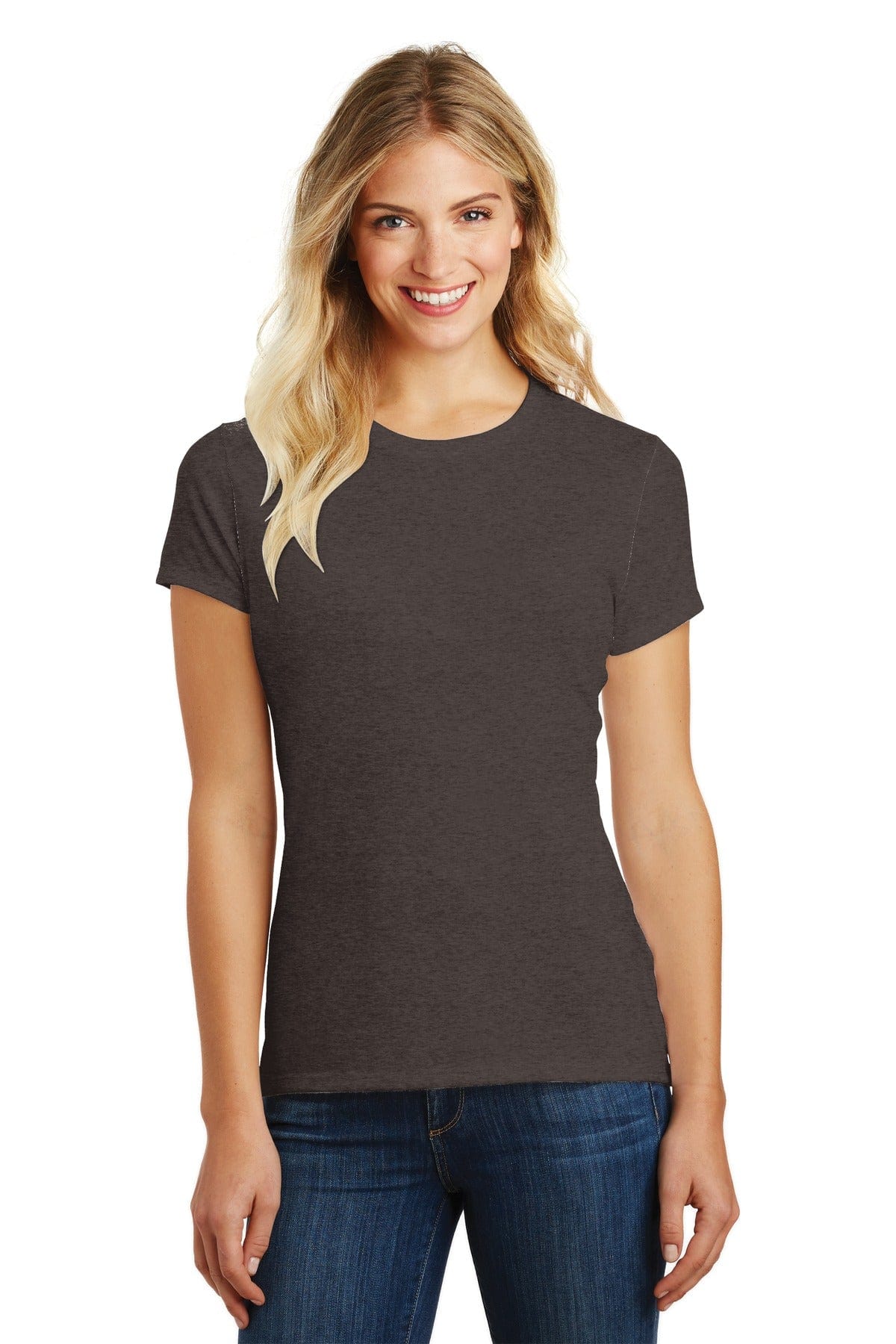 District T-Shirts XS / Heathered Brown District DM108L: Women's Perfect Blend Tee