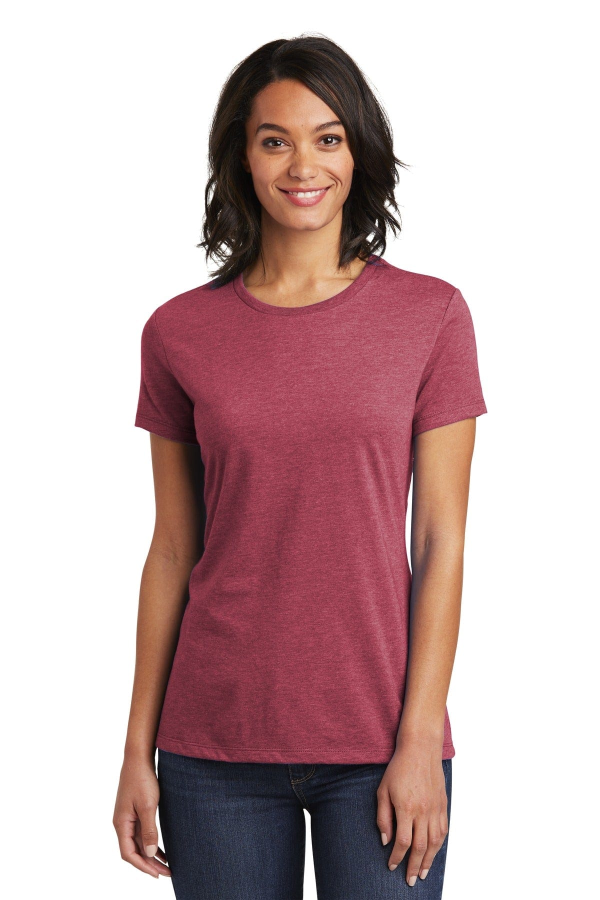 District T-Shirts XS / Heathered Cardinal District Women's Very Important Tee: DT6002