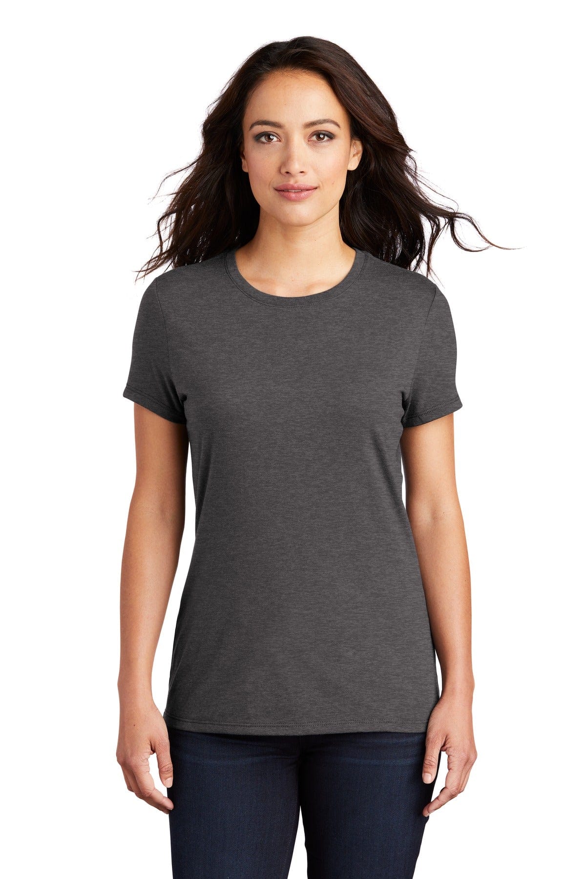 District T-Shirts XS / Heathered Charcoal District DM130L: Women's Perfect Tri Tee