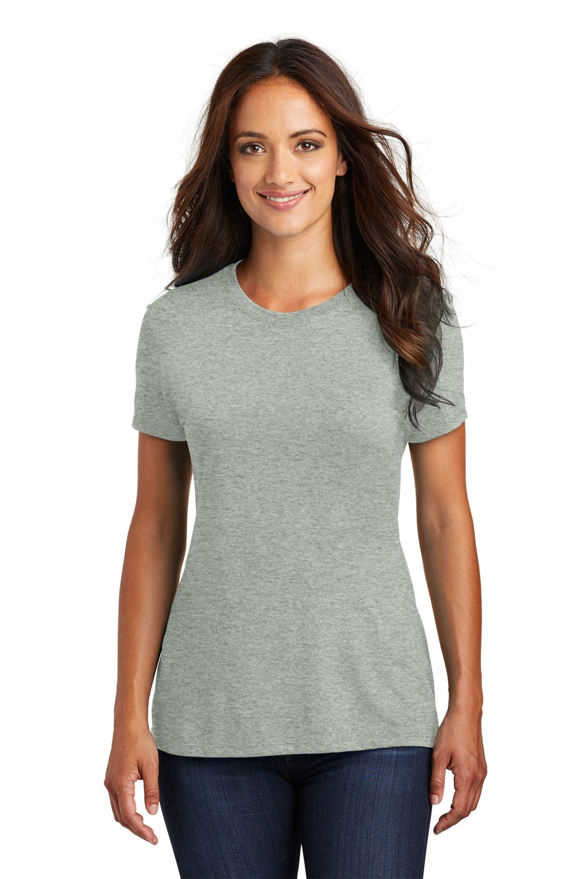 District T-Shirts XS / Heathered Grey District DM130L: Women's Perfect Tri Tee