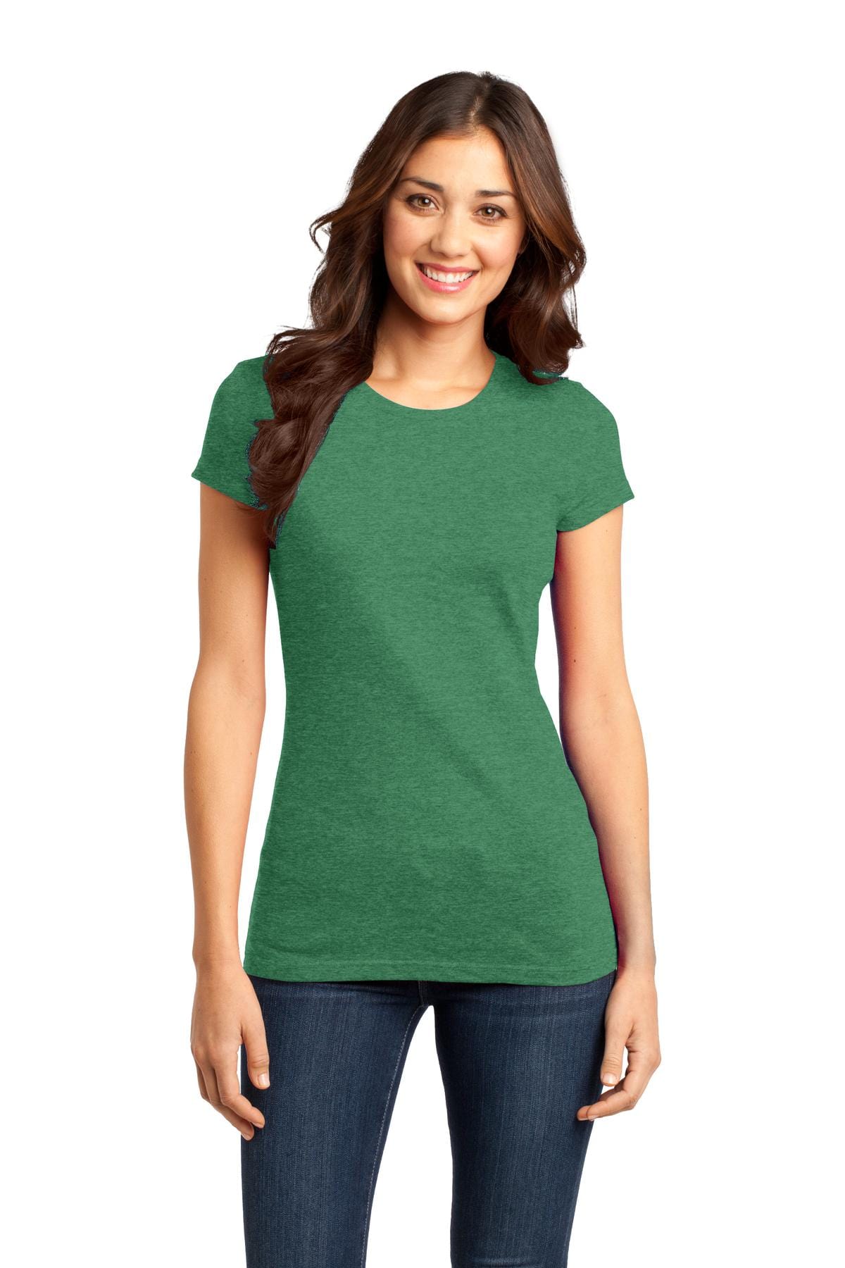 District T-Shirts XS / Heathered Kelly Green District Women's Fitted Very Important Tee DT6001, Extended Colors 2