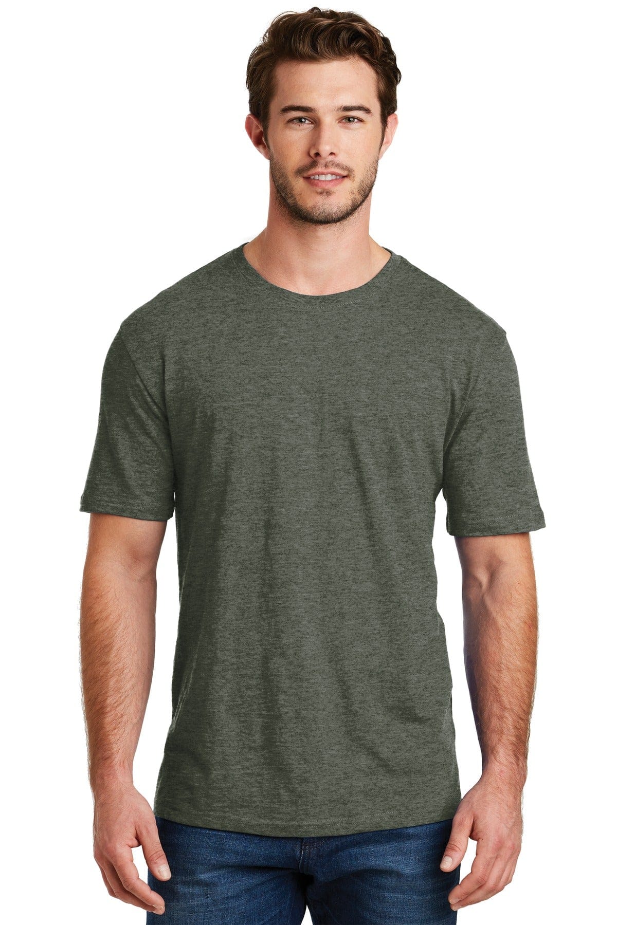 District T-Shirts XS / Heathered Olive District Perfect Blend Tee. DM108