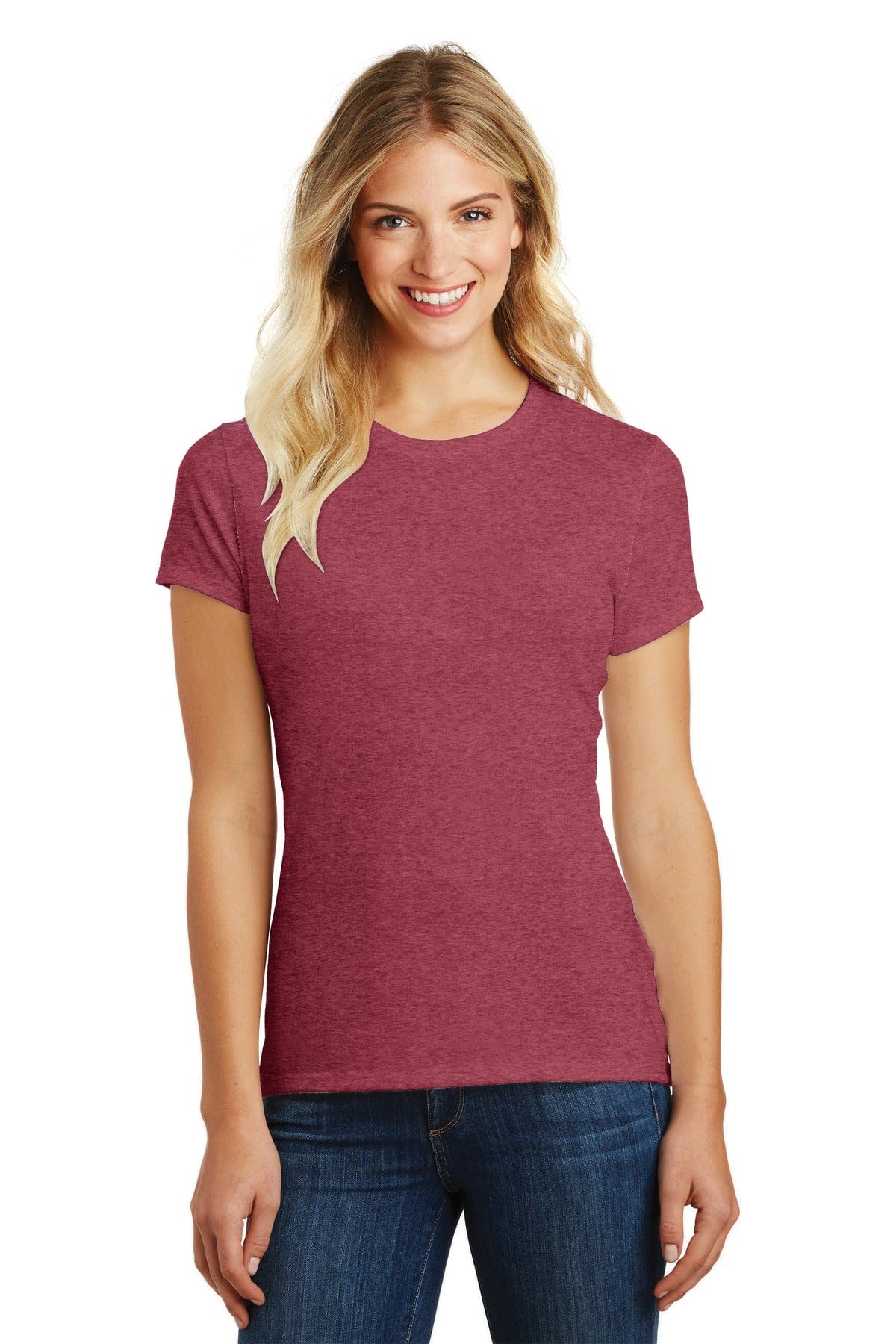 District T-Shirts XS / Heathered Red District DM108L: Women's Perfect Blend Tee